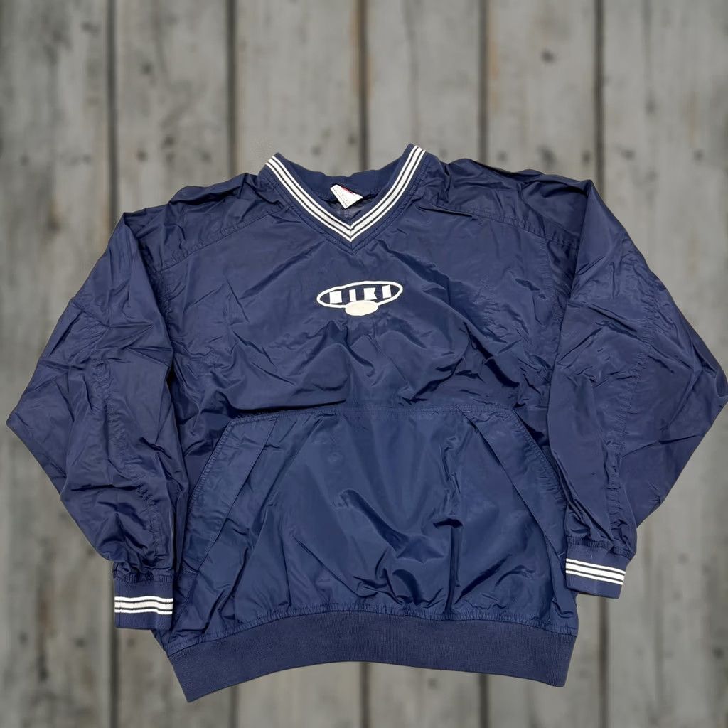 Nike VINTAGE Nike Windrunner Jacket Mens L Blue Swoosh Logo Pullover Long Sleeve Size US L / EU 52-54 / 3 - 1 Thumbnail