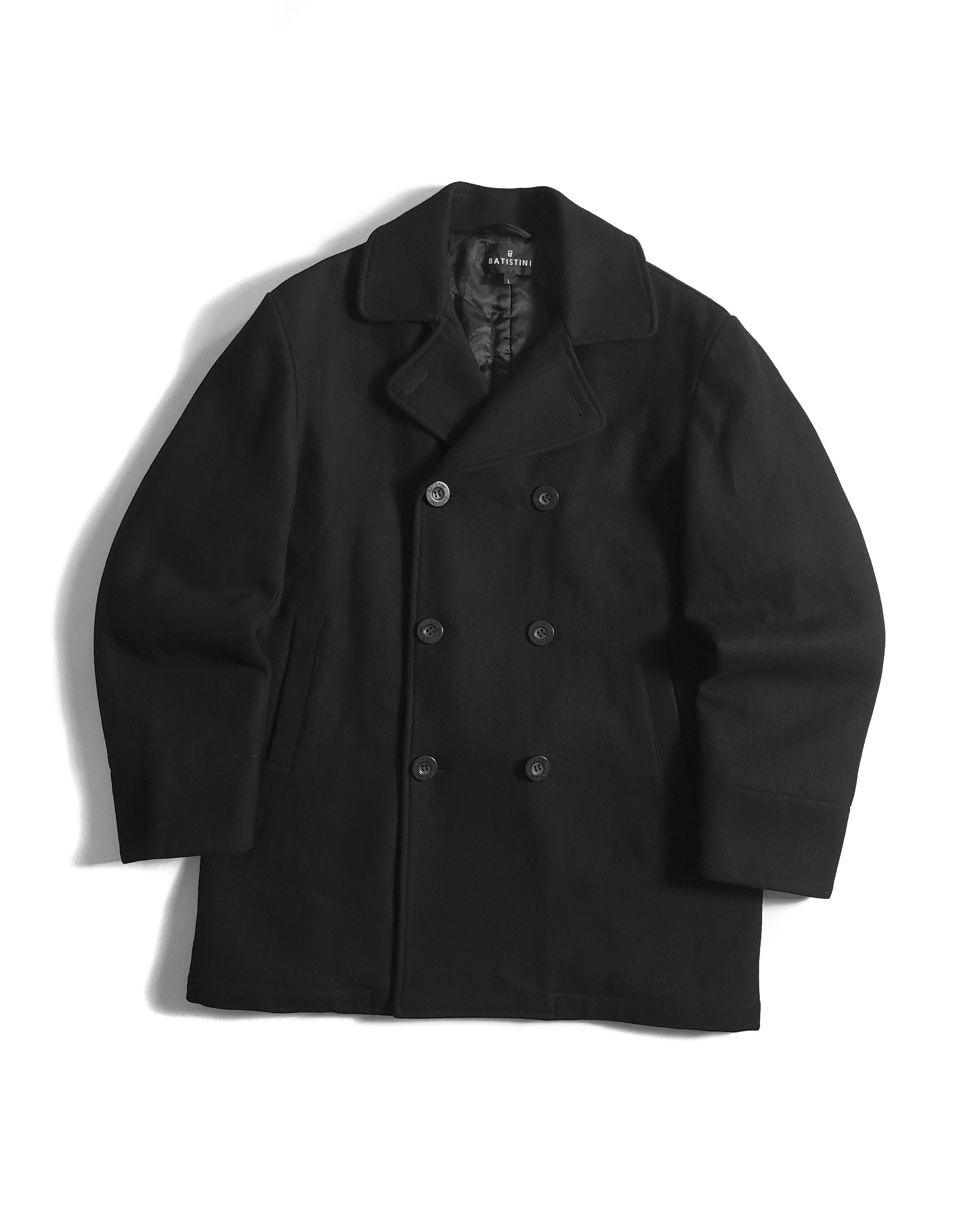 Vintage Wool Navy Peacoat Jacket Military / Sailor Style Size US L / EU 52-54 / 3 - 1 Thumbnail