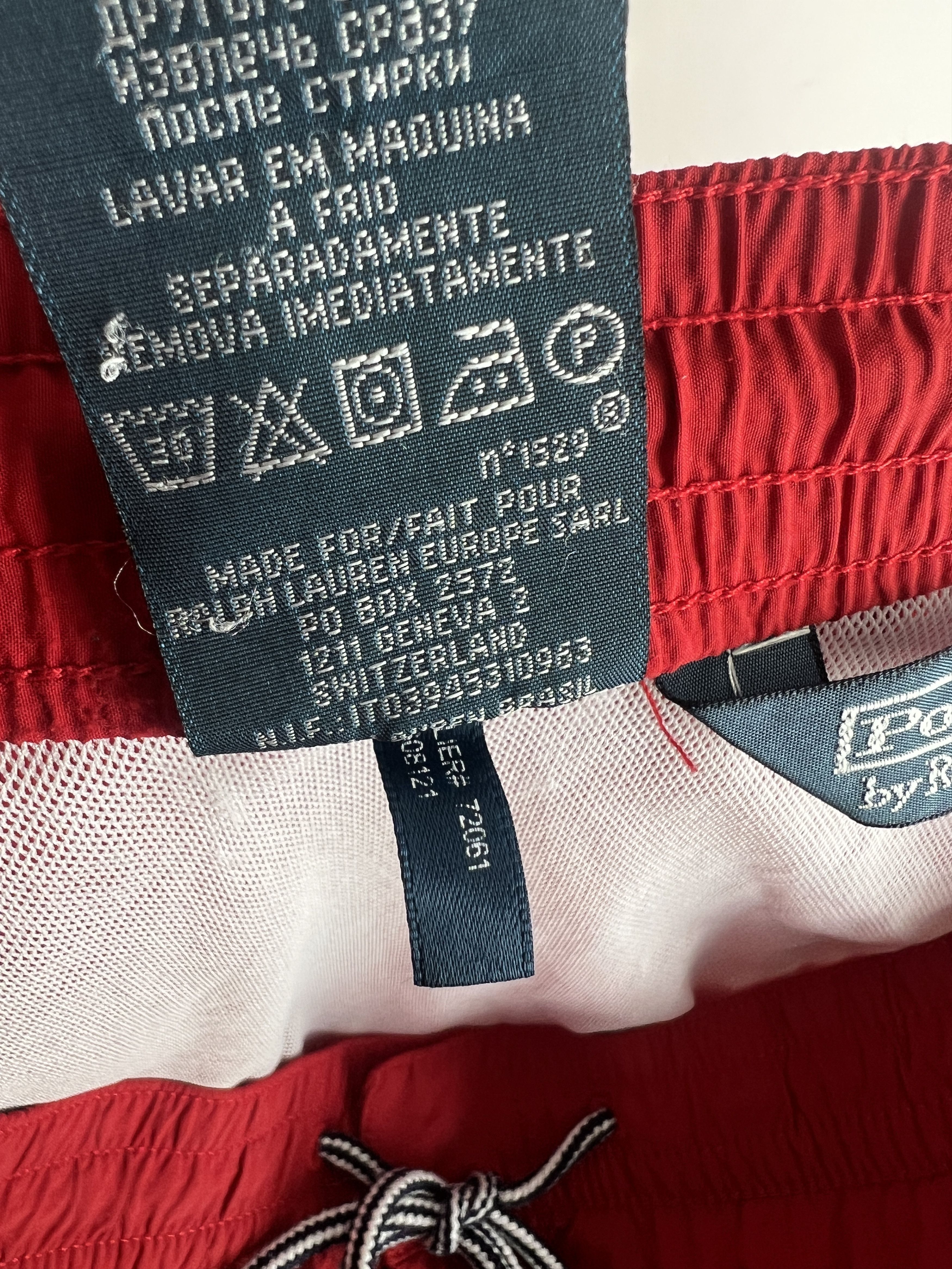 Polo Ralph Lauren × Ralph Lauren × Vintage Vintage Polo Ralph Lauren Shorts Y2K Logo Pony Swimming Size US 36 / EU 52 - 6 Thumbnail