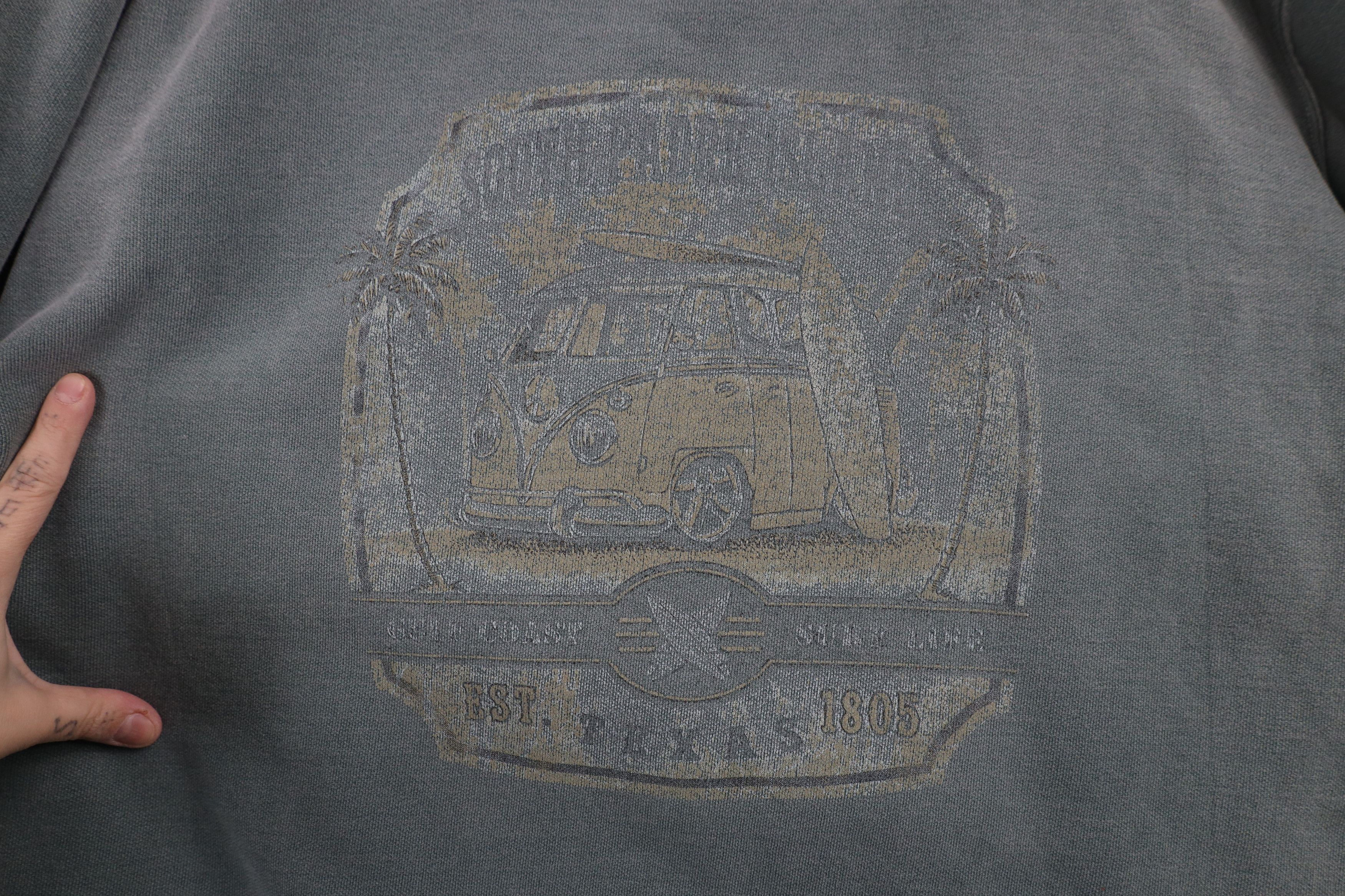 Vintage Vintage 90s Streetwear Stonewash Padre Island Sweatshirt Size US L / EU 52-54 / 3 - 4 Thumbnail