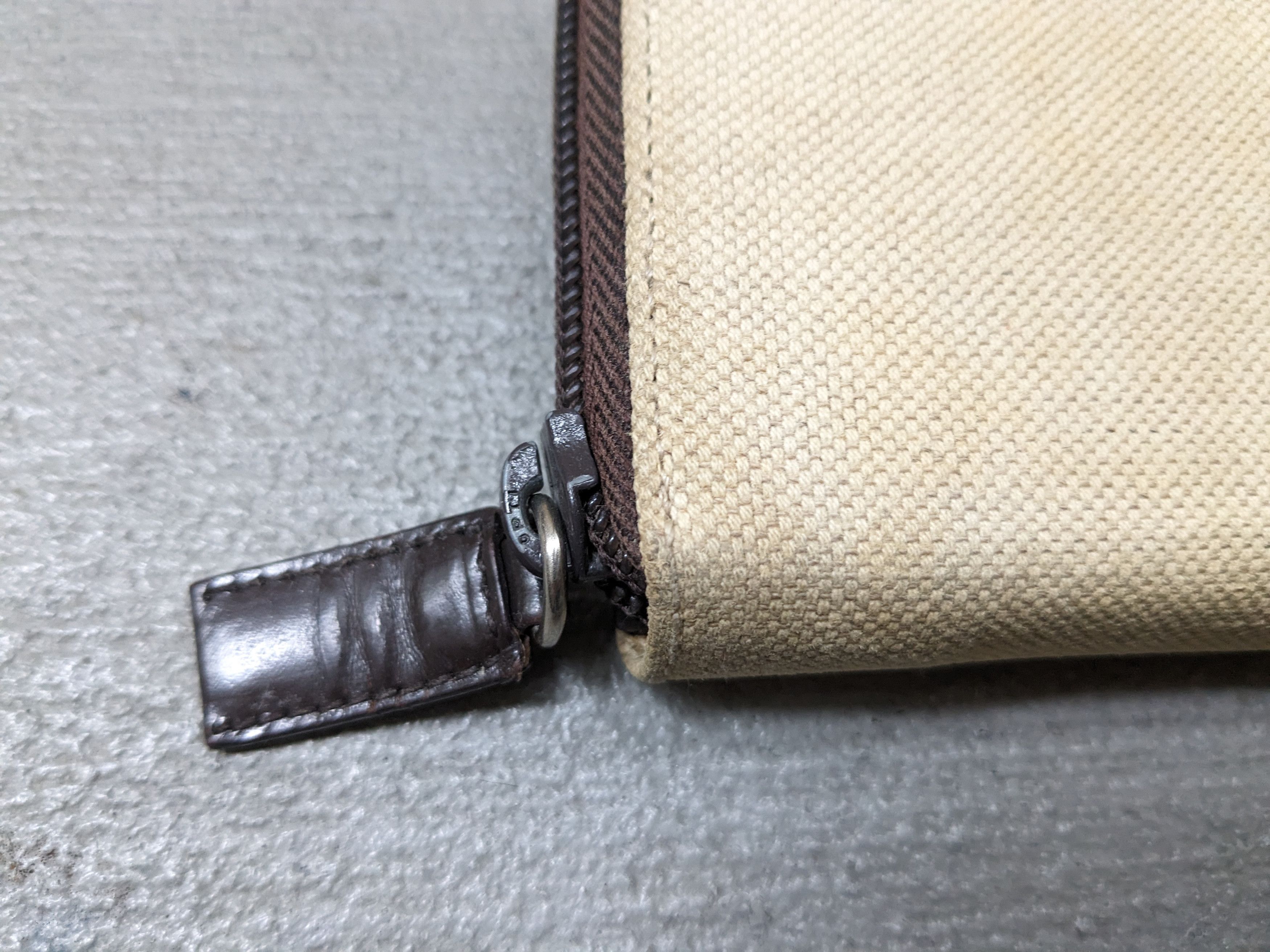 Prada Prada Wallet Hemp Beige Woven Brown Leather Bifold Italy Y2K Size ONE SIZE - 3 Thumbnail