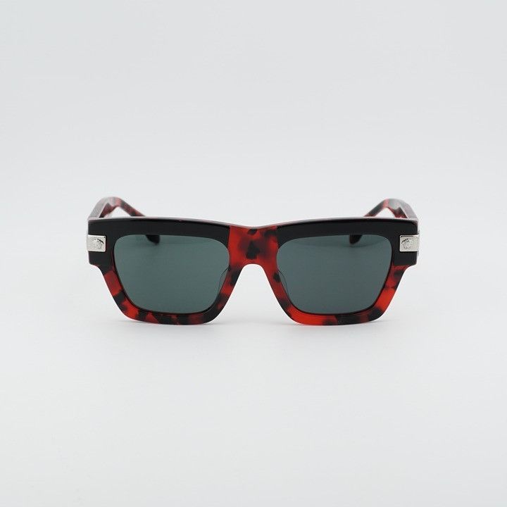 Versace Versace VE4464F 545787 Sunglasses Black / Red Rectangle Fram Size ONE SIZE - 6 Thumbnail
