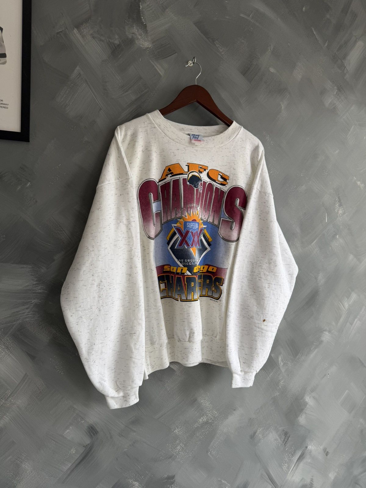 NFL Vintage Chargers NFL Crewneck Size US XL / EU 56 / 4 - 2 Thumbnail