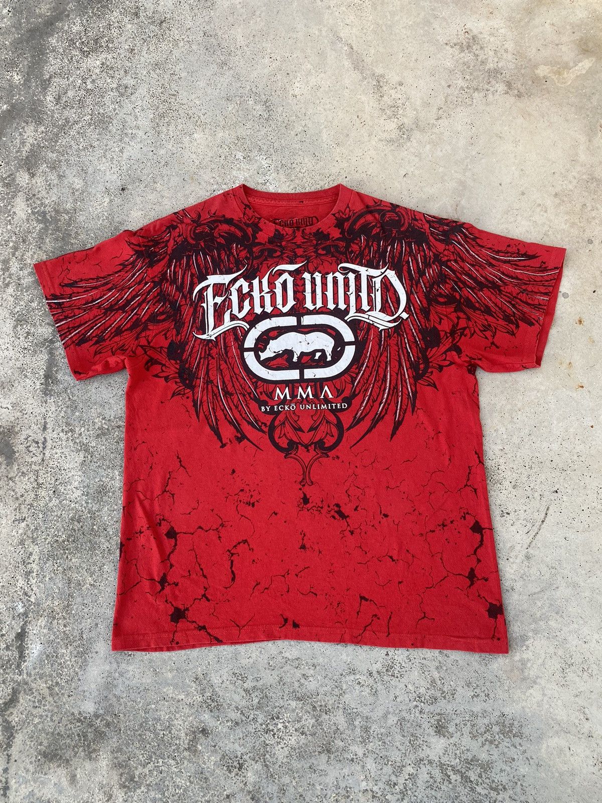 Affliction 2000s Ecko Unltd Affliction Styled AOP Size US L / EU 52-54 / 3 - 1 Thumbnail
