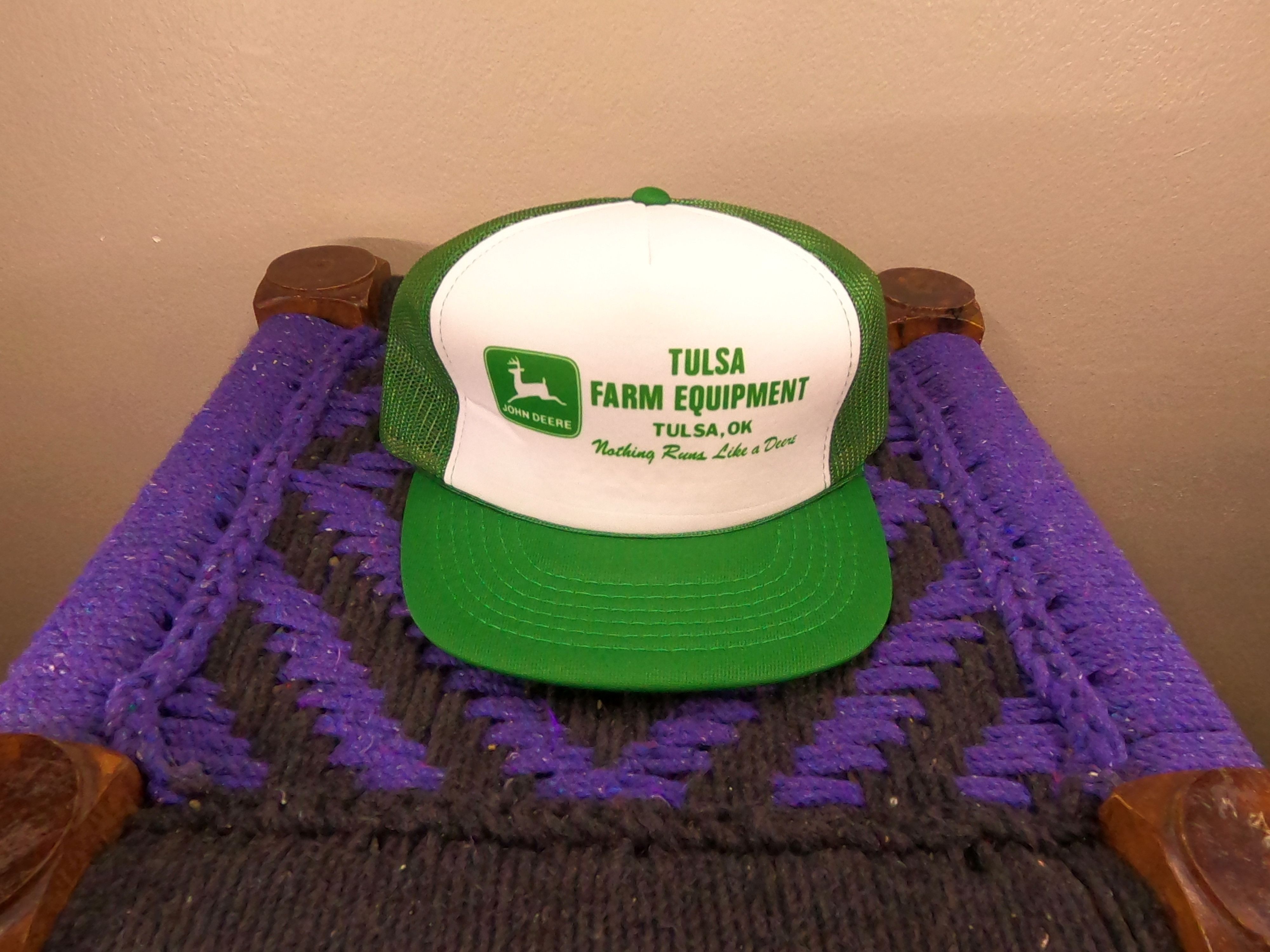 John Deere Vintage John Deere Farmer Trucker Hat Size ONE SIZE - 1 Thumbnail