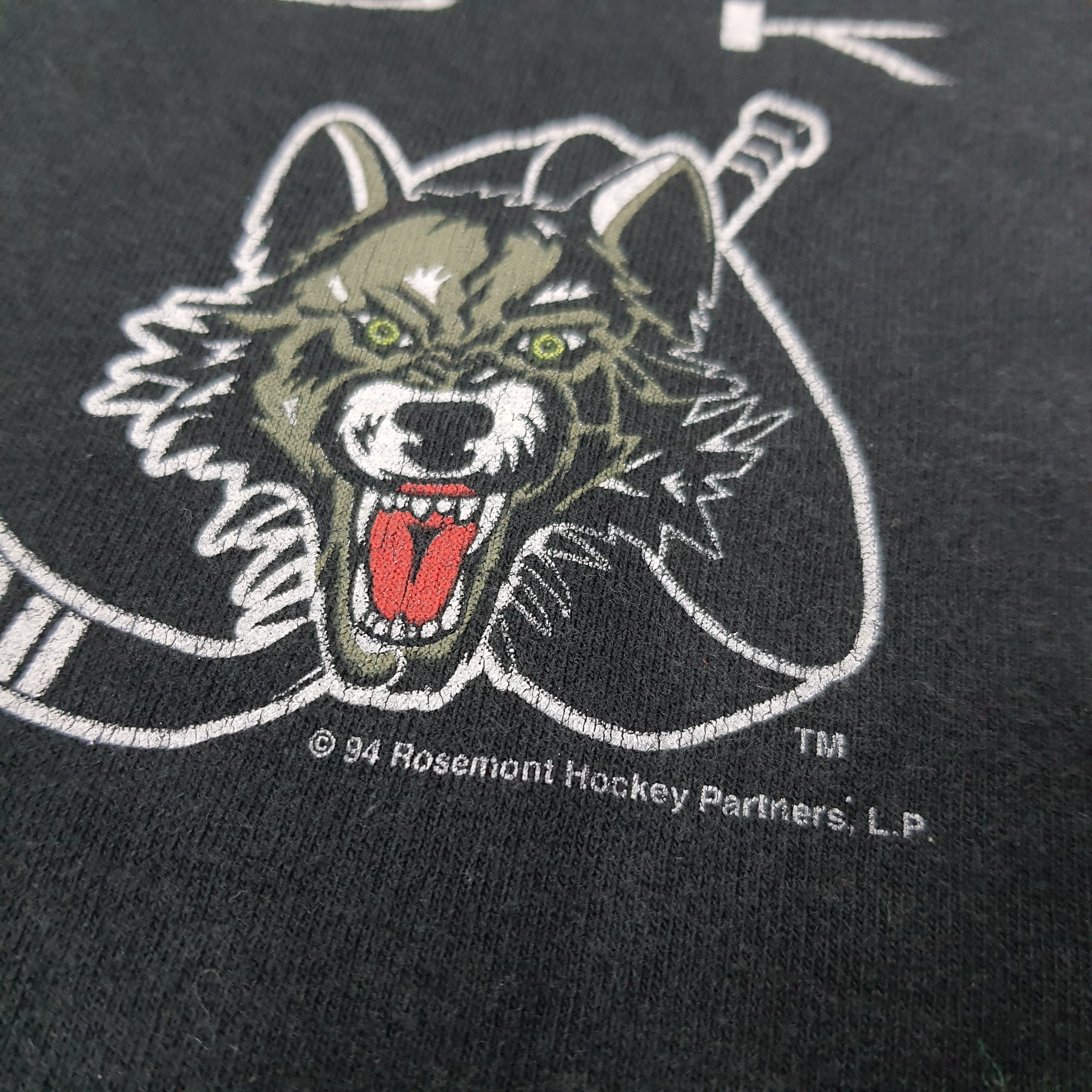 NHL Vintage NHL Chicago Wolves Hockey Tees Size US XL / EU 56 / 4 - 3 Thumbnail