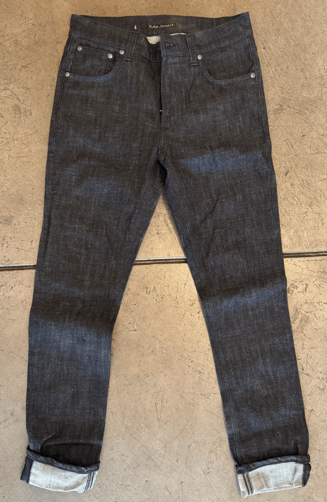 Nudie Jeans Lean Dean Dry Deep Dark Comfort 30/32 Size US 30 / EU 46 - 1 Thumbnail