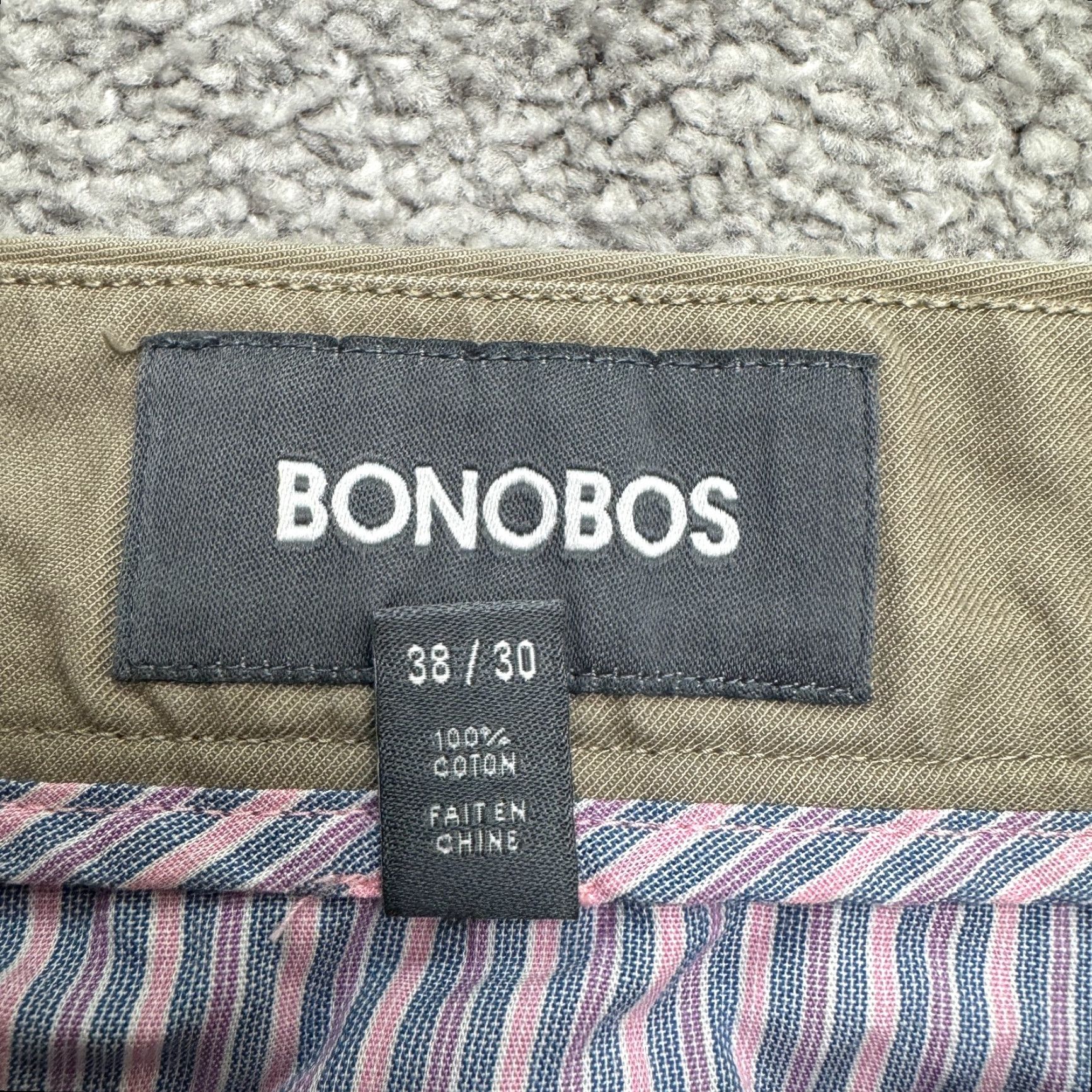 Bonobos Bonobos Pants Chino Mens 38x30 Khaki Brown 100% Cotton Regular Straight Classic Vintage No Size US 38 / EU 54 - 6 Thumbnail