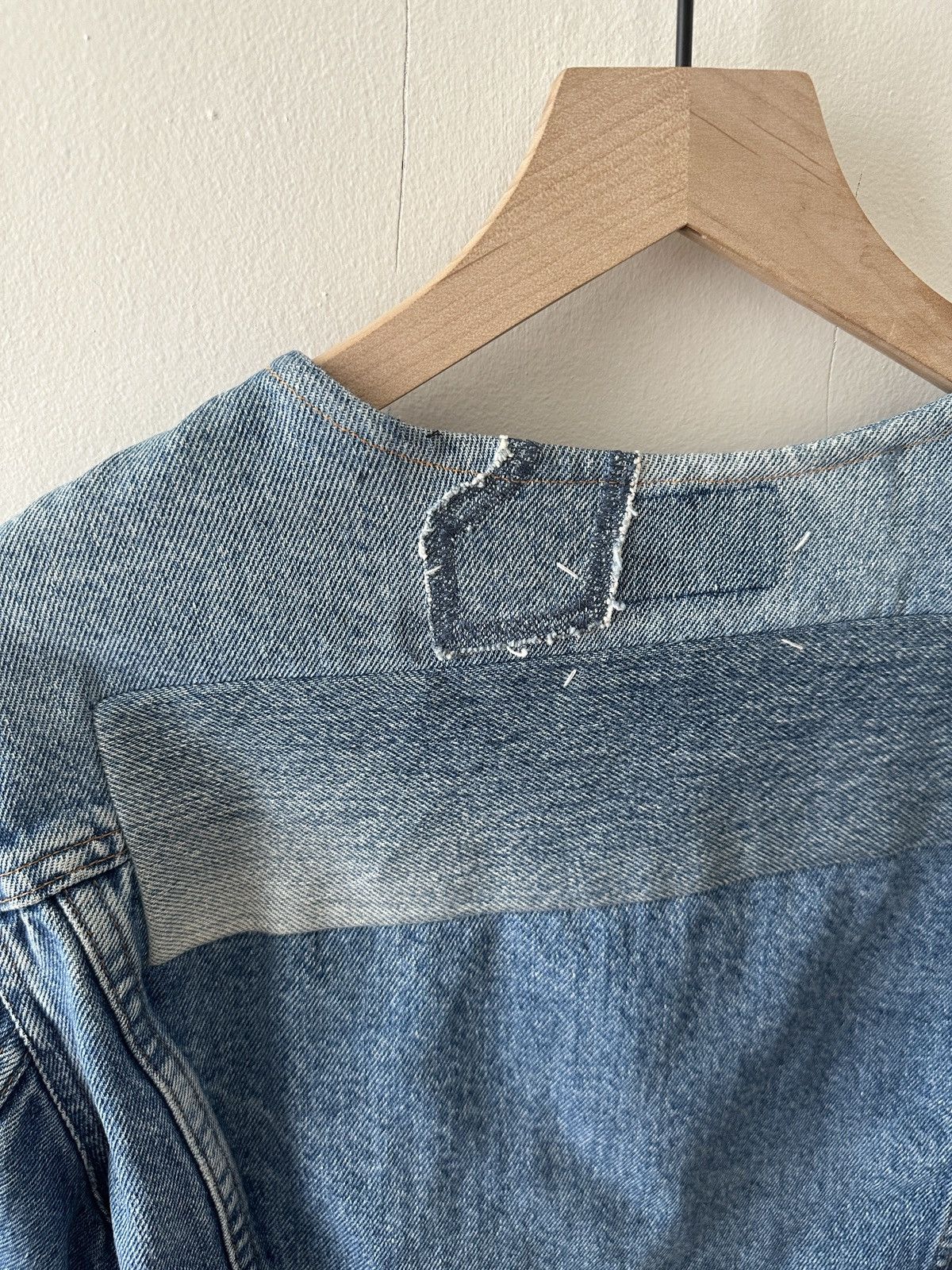 Maison Margiela Margiela Artisanal Reworked Denim Racer Moto Jacket Size US S / EU 44-46 / 1 - 9 Thumbnail