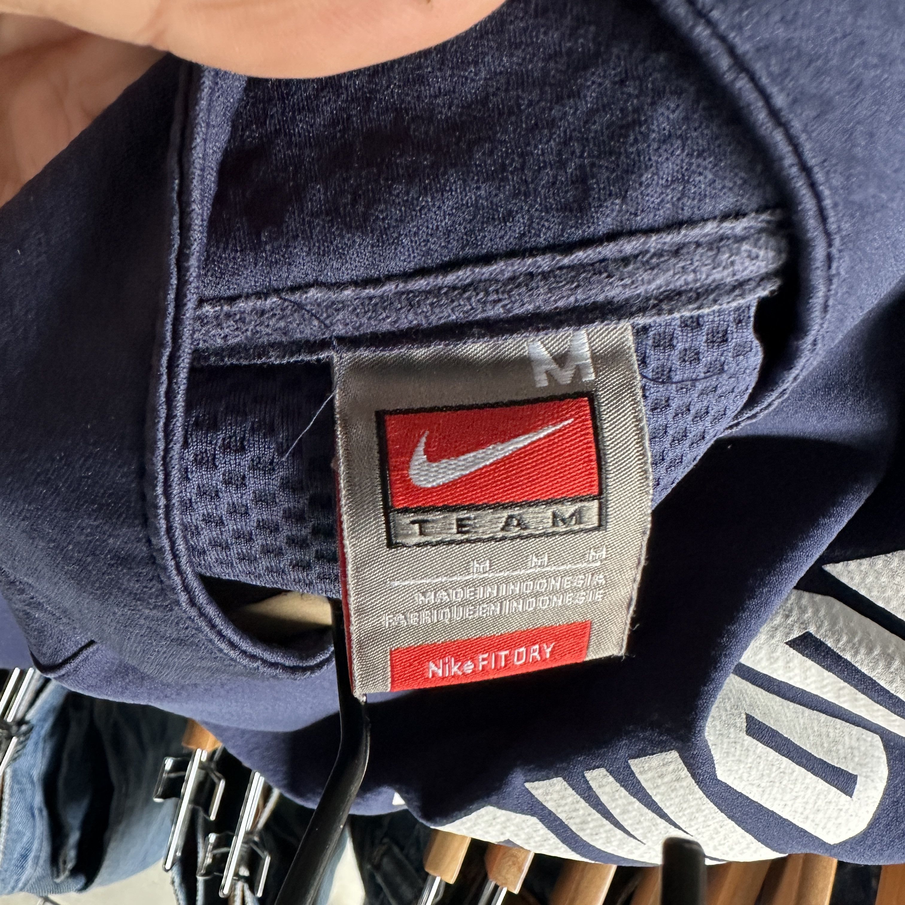 Nike Vtg Nike Wildwood Jersey 1/4 Zip T Shirt Mens High School Size US M / EU 48-50 / 2 - 9 Thumbnail