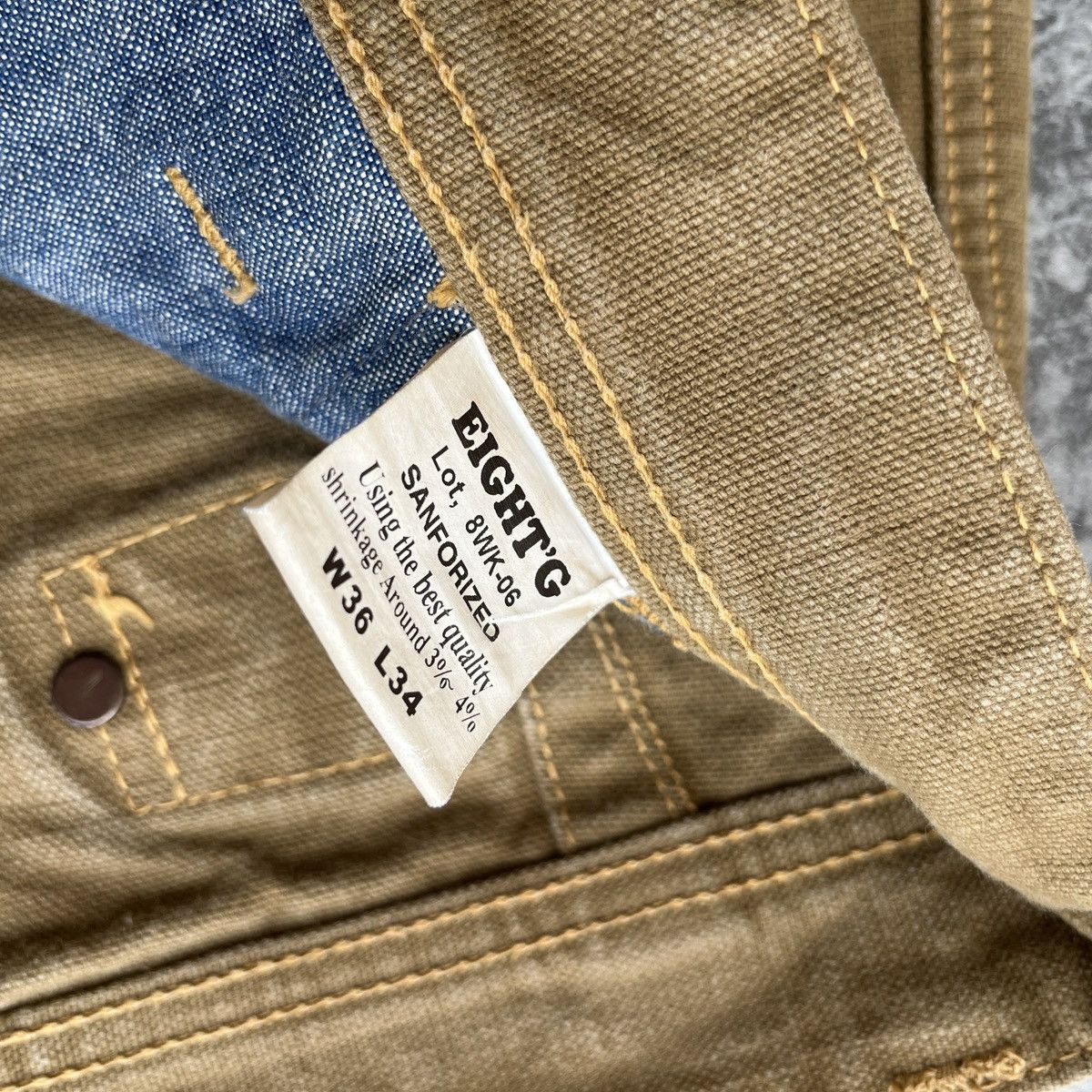 Carhartt × EIGHT-G × Japanese Brand Eight’G Carpenter Heavy Canvas Pants Size US 34 / EU 50 - 5 Thumbnail