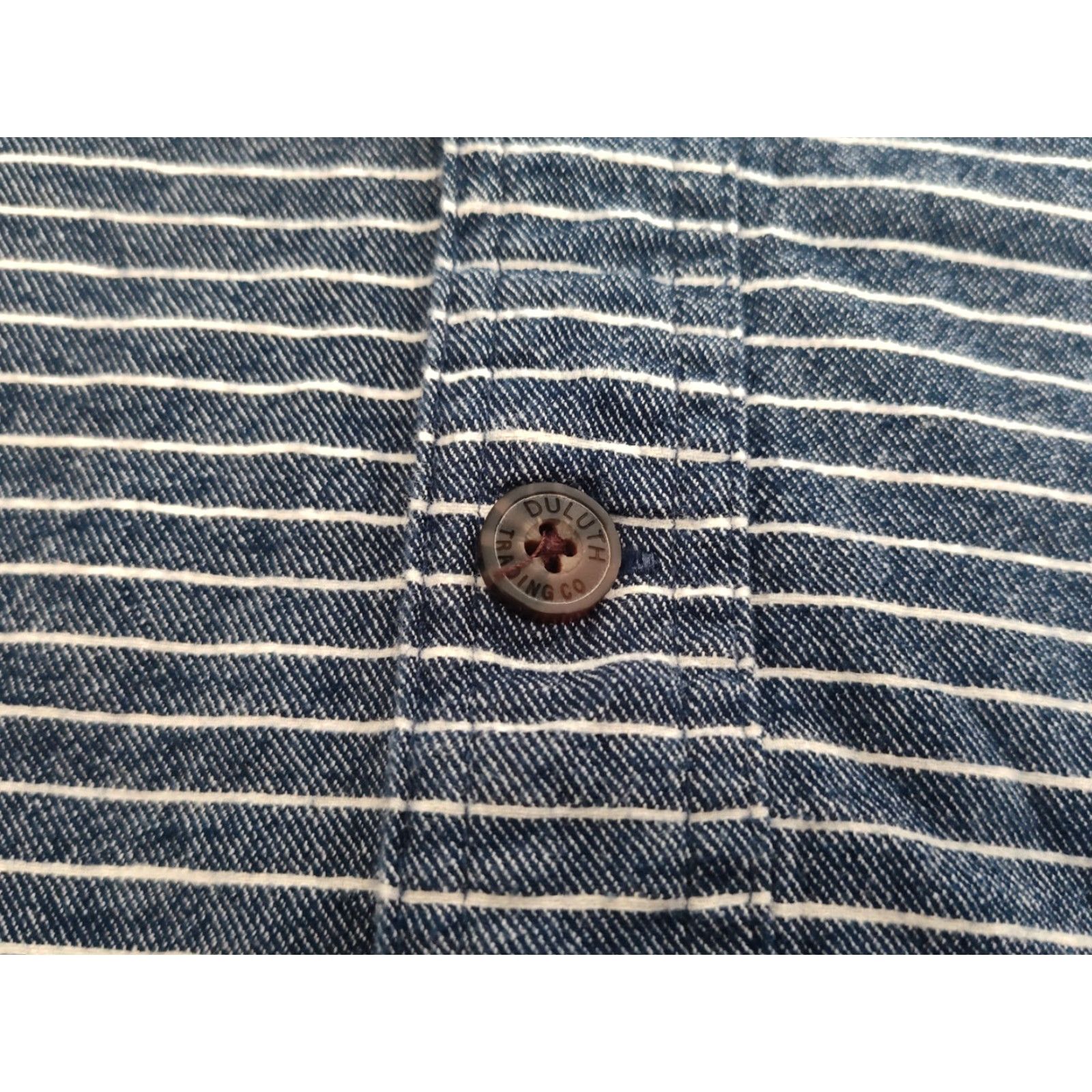 Duluth Trading Company VINTAGE Duluth Trading Co Men’s Flannel Shirt XL Tall Blue Striped Casual Workwear Long Sleeve Size US XL / EU 56 / 4 - 3 Thumbnail