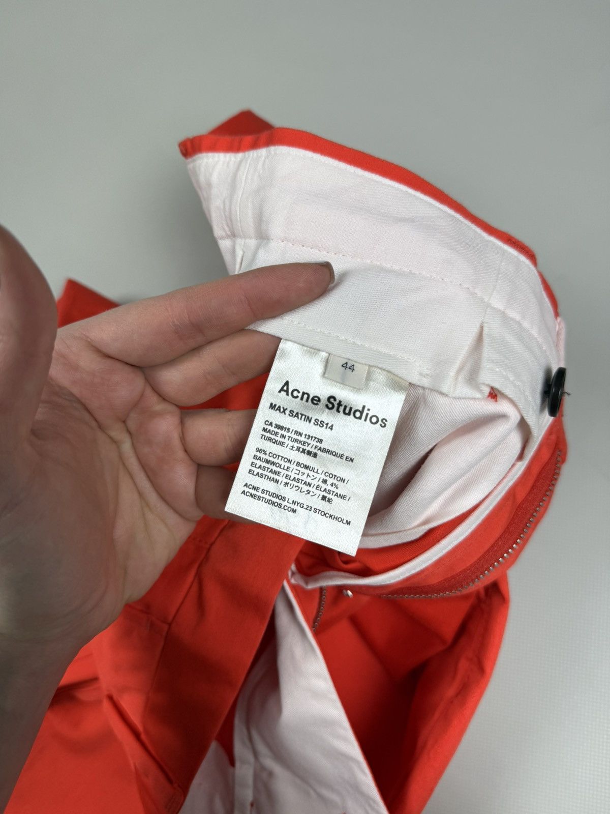 Acne Studios Acne Studios Max Satin SS14 Ladies Dress Pants Size 44 Size 30" / US 8 / IT 44 - 12 Thumbnail