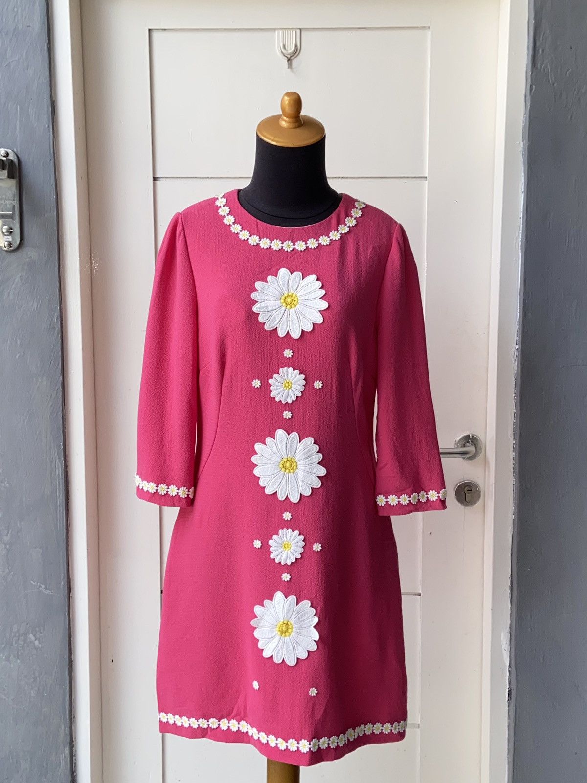 Dolce & Gabbana DOLCE & GABBANA Flower Motive Dress Size XS / US 0-2 / IT 36-38 - 6 Thumbnail
