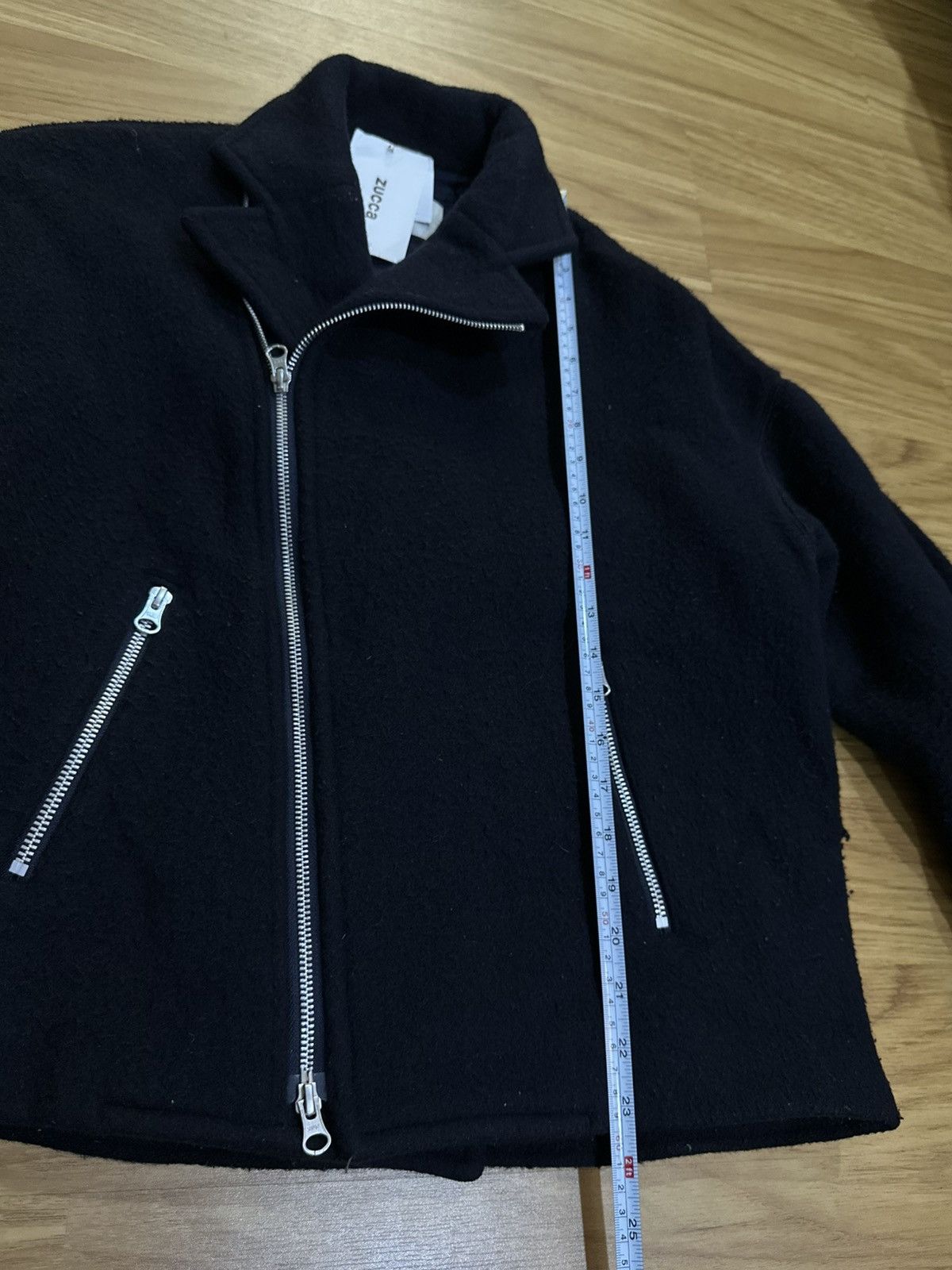 CABANE de ZUCCa × Issey Miyake AW21 Zucca Double Collar Zipper Wool Jacket Size US M / EU 48-50 / 2 - 17 Thumbnail
