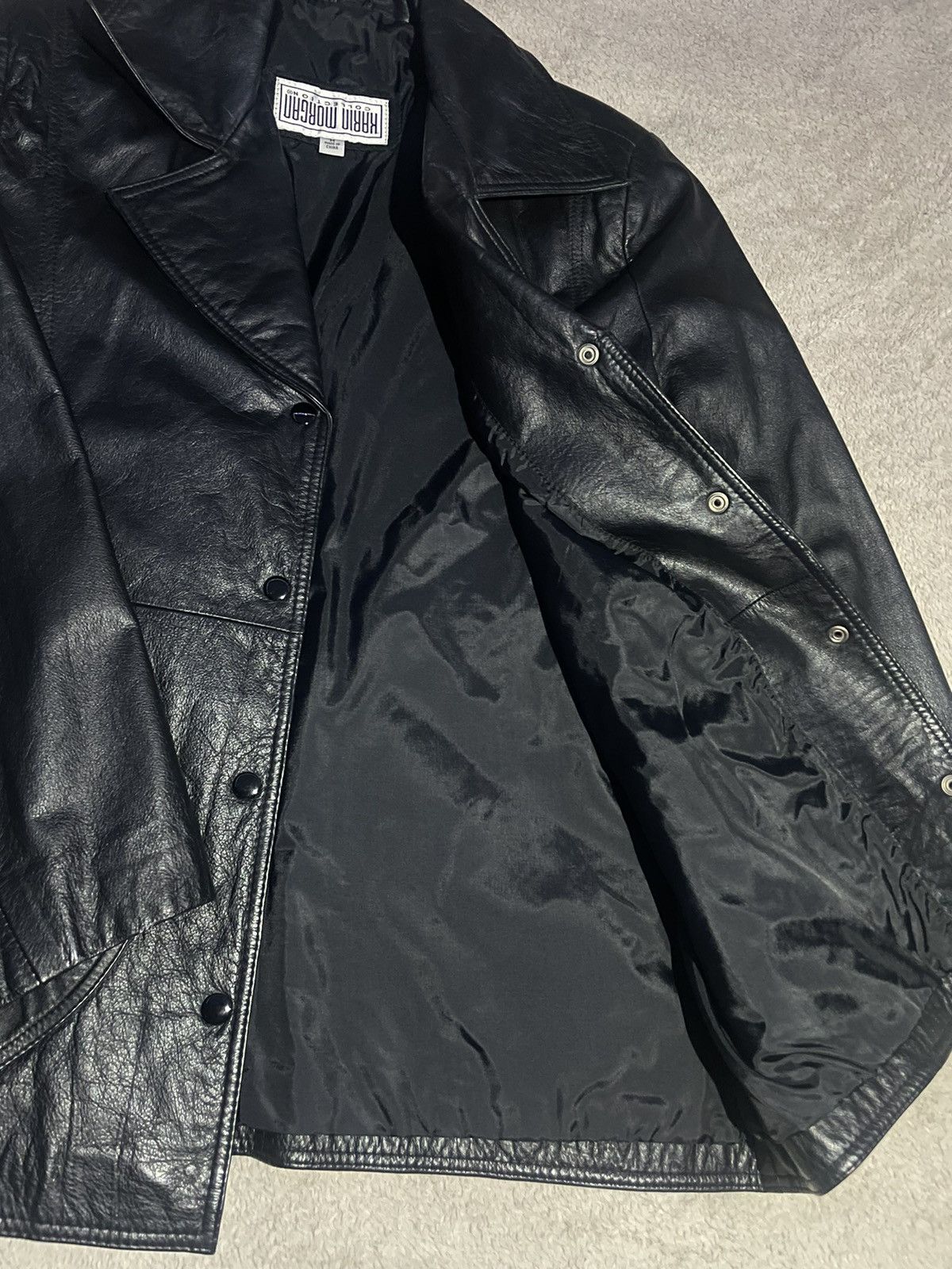 Other Vintage karin morgan leather jacket Size M / US 6-8 / IT 42-44 - 3 Thumbnail