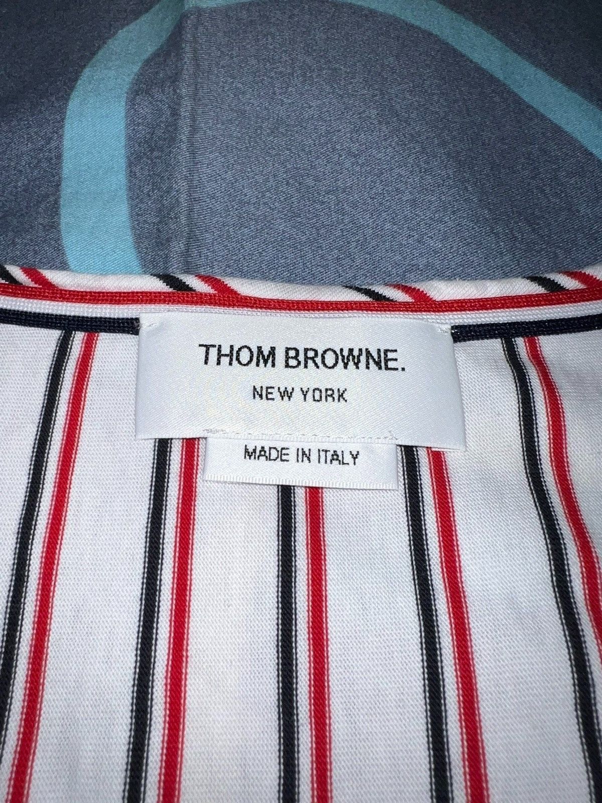 Thom Browne Thom Browne Tricolor Stripe Jersey T-shirt Size US L / EU 52-54 / 3 - 6 Thumbnail