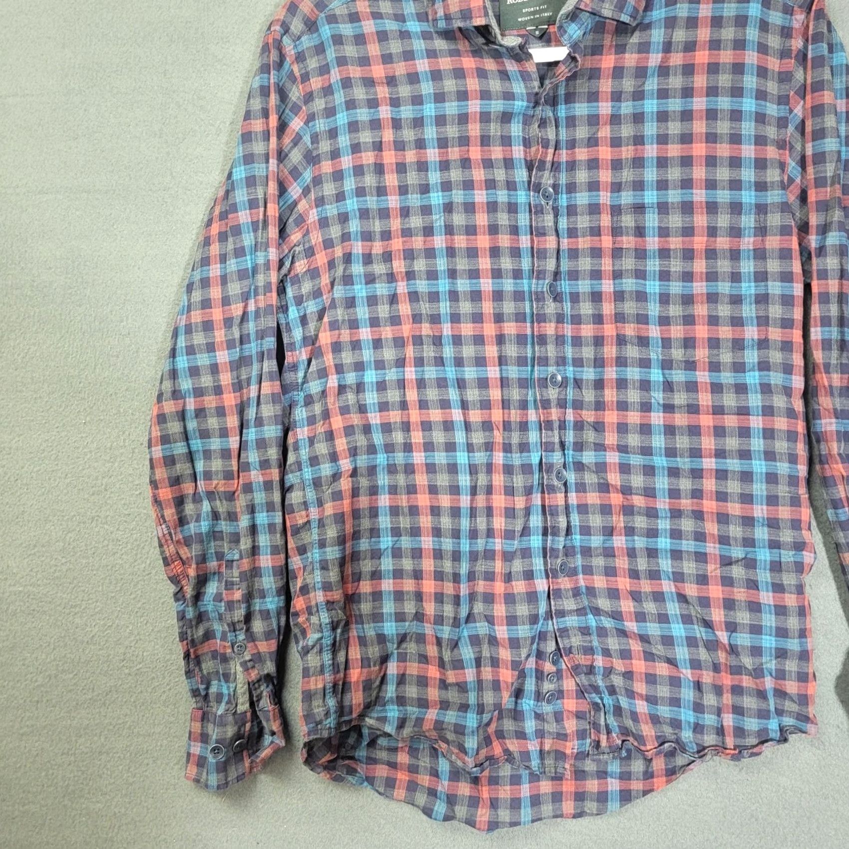 Rodd & Gunn Rodd & Gunn Shirt Men’s Small Blue Plaid Long Sleeve Button-Up Sports Fit Vintage Size US S / EU 44-46 / 1 - 4 Thumbnail