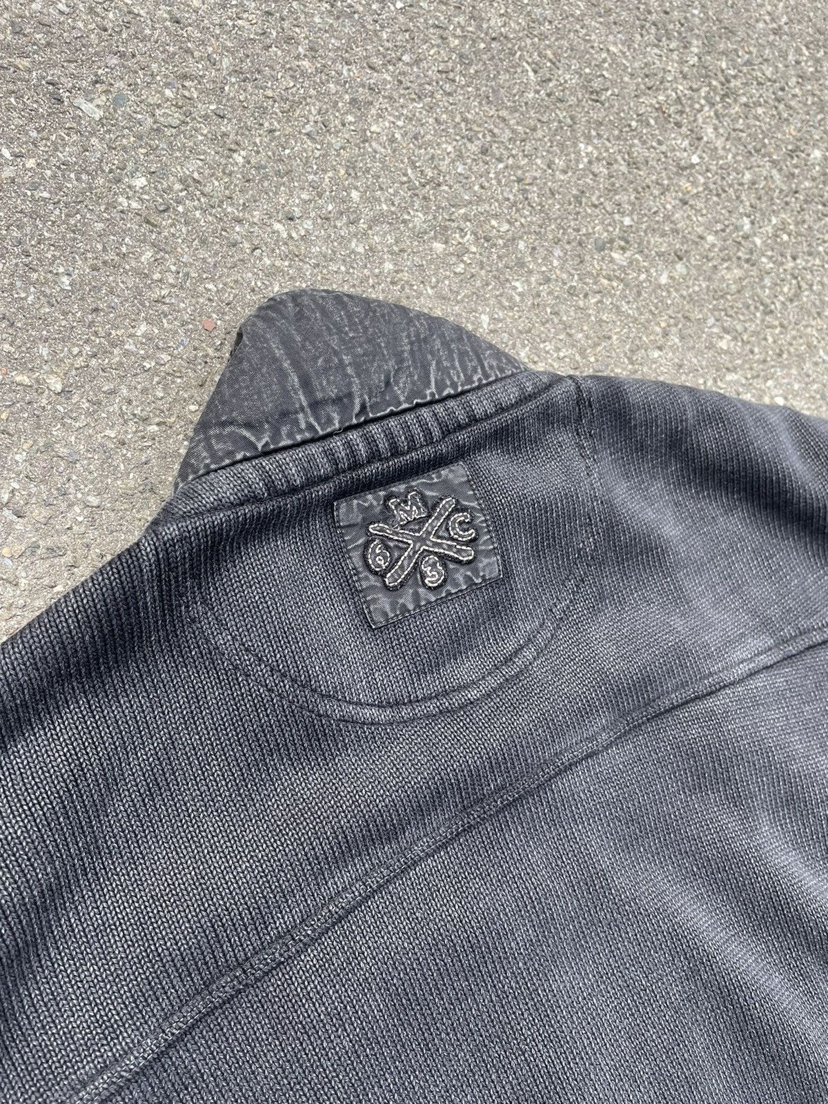 Vintage Vintage Y2K Knitted Gray Smoke Avant Gard Oversize Sweater Size US XL / EU 56 / 4 - 10 Thumbnail