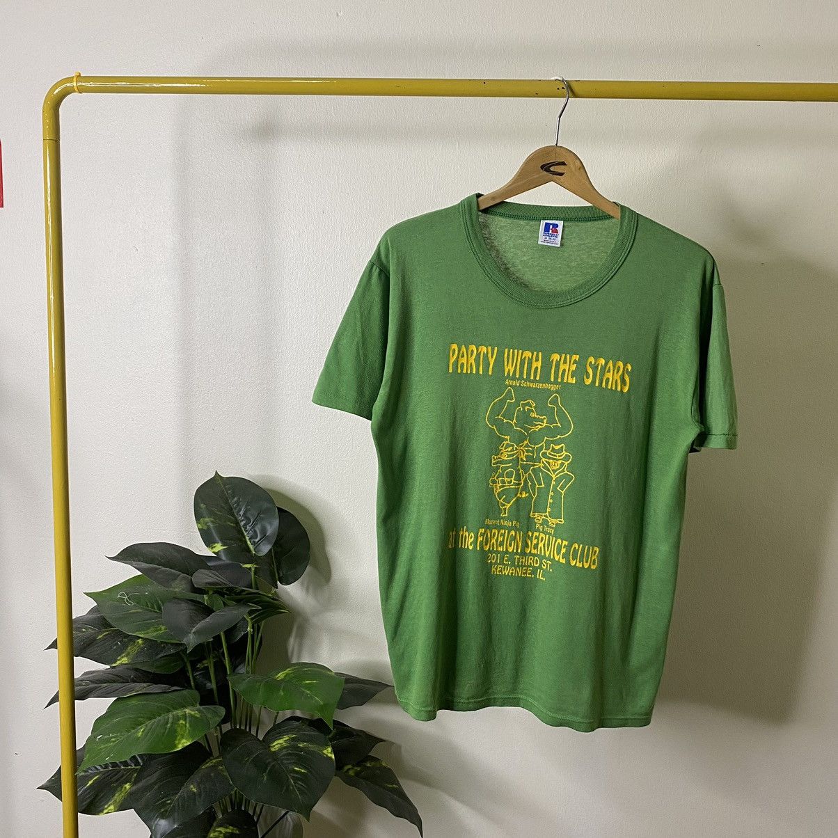 Russell Athletic × Vintage Vintage 1990s Party With The Stars Parody Funny Humor Tee Size US M / EU 48-50 / 2 - 1 Thumbnail