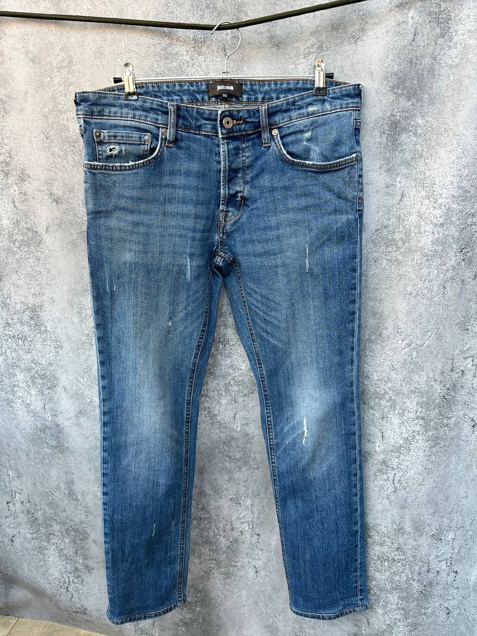 Just Cavalli Just Cavalli Denim Pants Distressed Jeans Blue Slimming Size US 33 - 2 Thumbnail