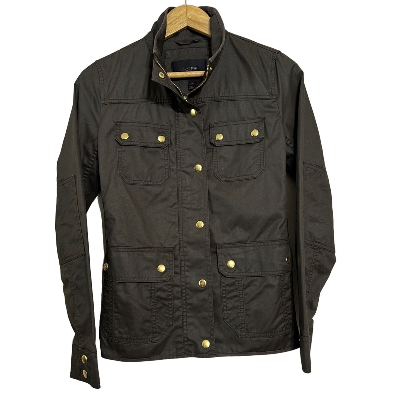 J.Crew J. Crew Downtown Field Utility Military Wax Jacket Size XS / US 0-2 / IT 36-38 - 7 Thumbnail