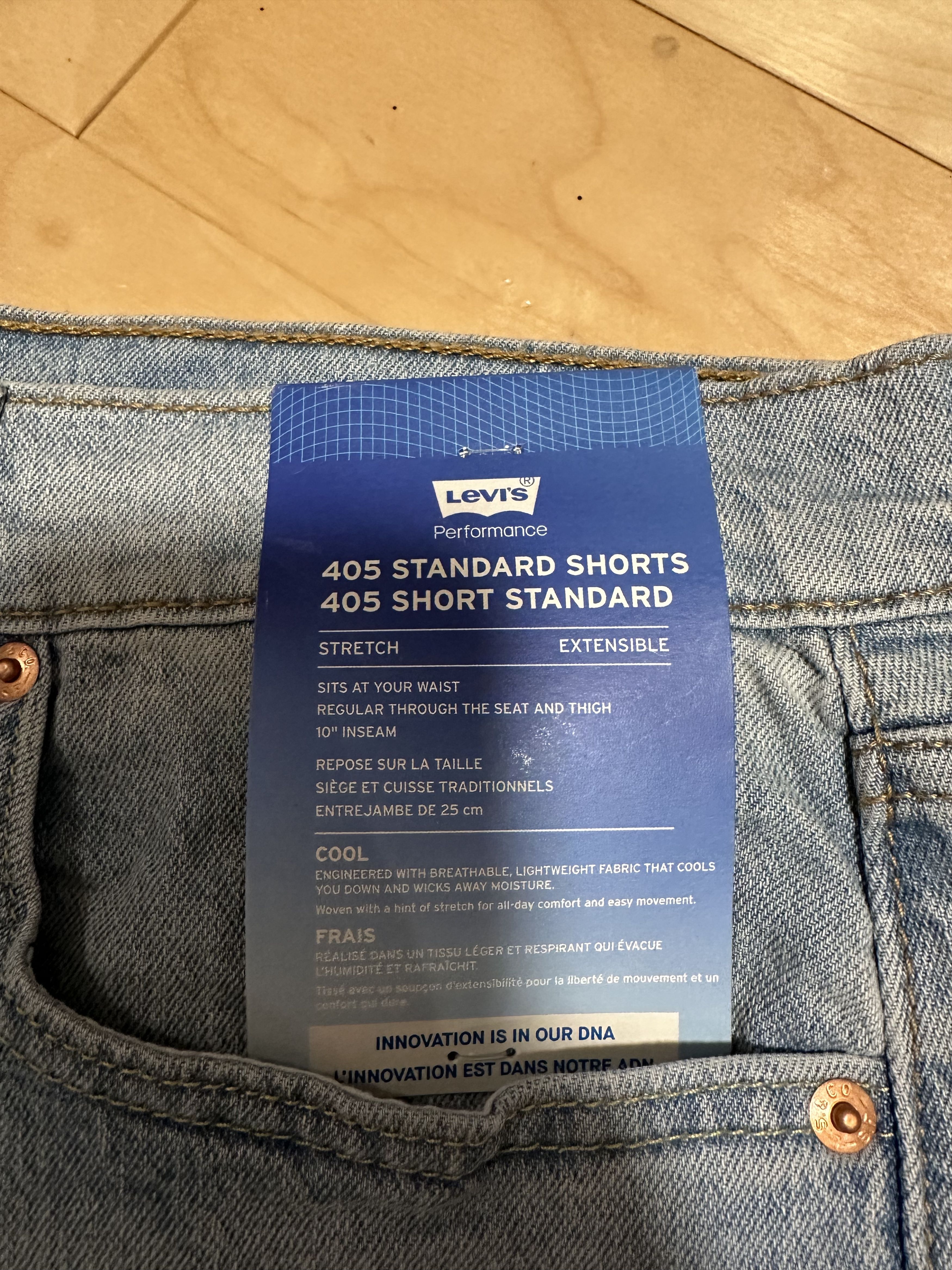 Levi's Levi's 405 Standard Jean Shorts Size US 33 - 4 Thumbnail
