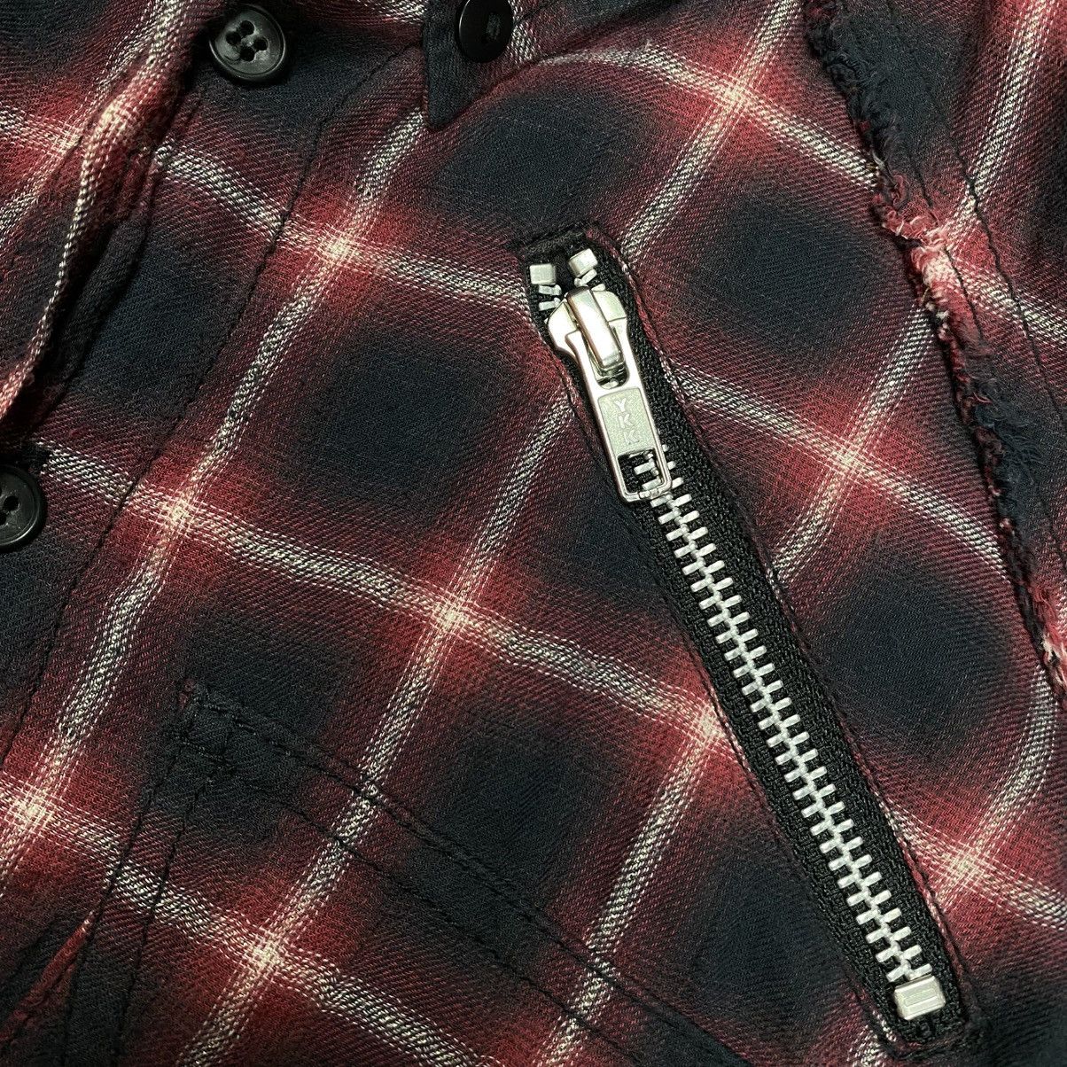 Le Grande Bleu (L.G.B.) LGB Distressed Plaid Flannel Shirts Size US XS / EU 42 / 0 - 11 Thumbnail