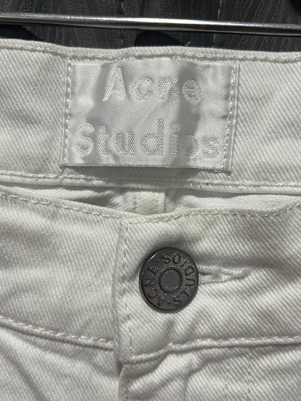 Acne Studios Acne Studio Slim Skinny Stretch White Denim Size US 33 - 5 Thumbnail