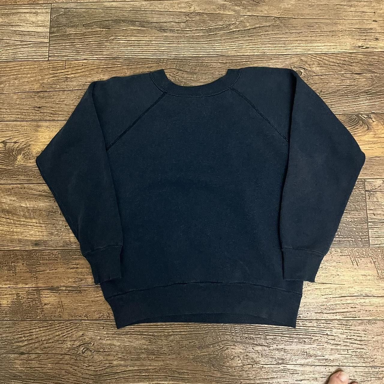 Vintage Vintage 80’s Navy Sweater Size US M / EU 48-50 / 2 - 2 Thumbnail