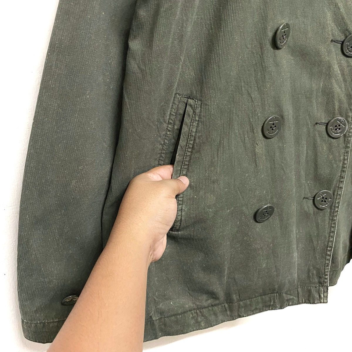 Avirex × Vintage Vintage Avirex USA Certificate Military Chore Button Up Size US L / EU 52-54 / 3 - 2 Thumbnail