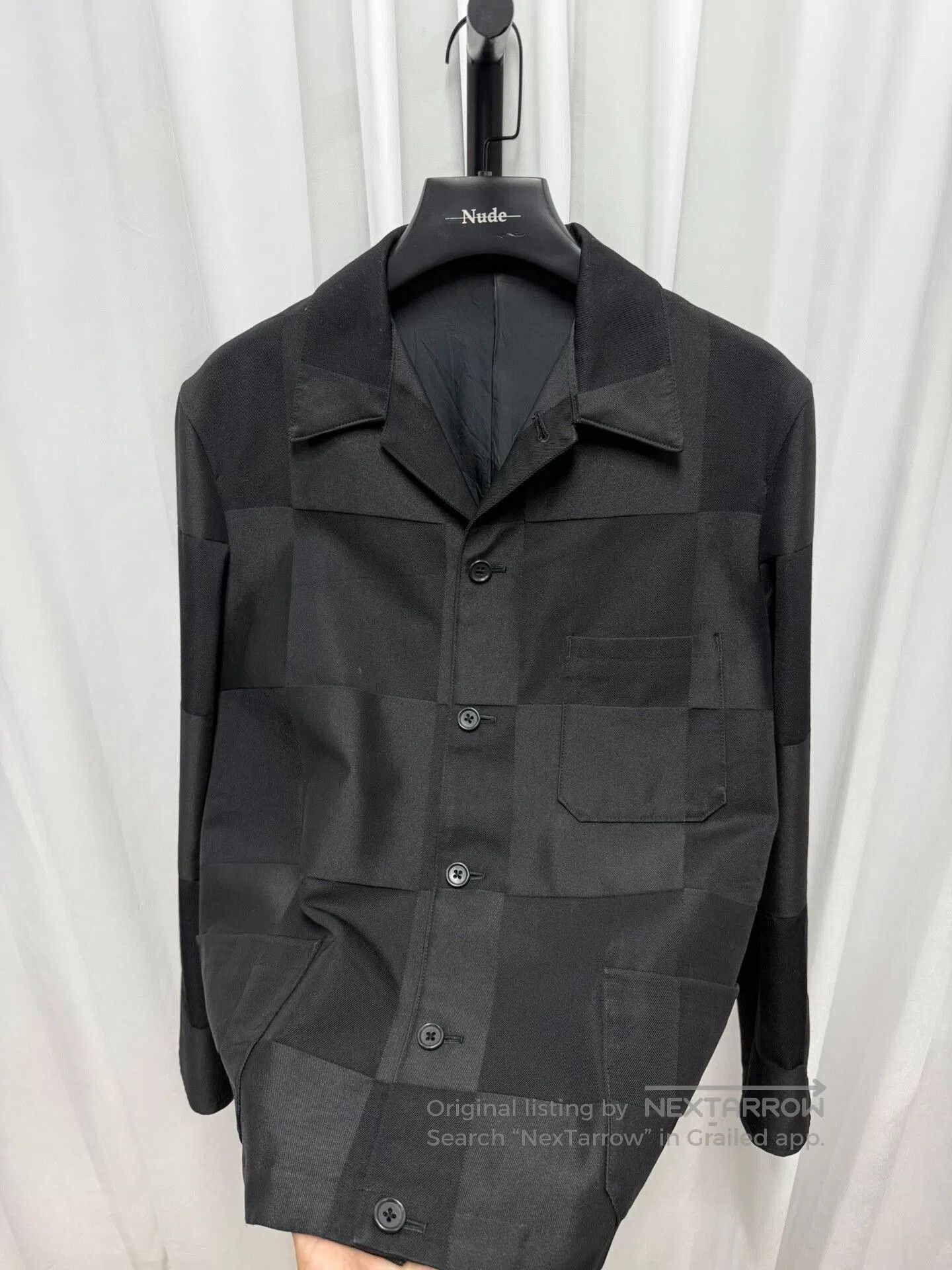Yohji Yamamoto Yohji Yamamoto Plaid Wool Jacket. Size US L / EU 52-54 / 3 - 5 Thumbnail