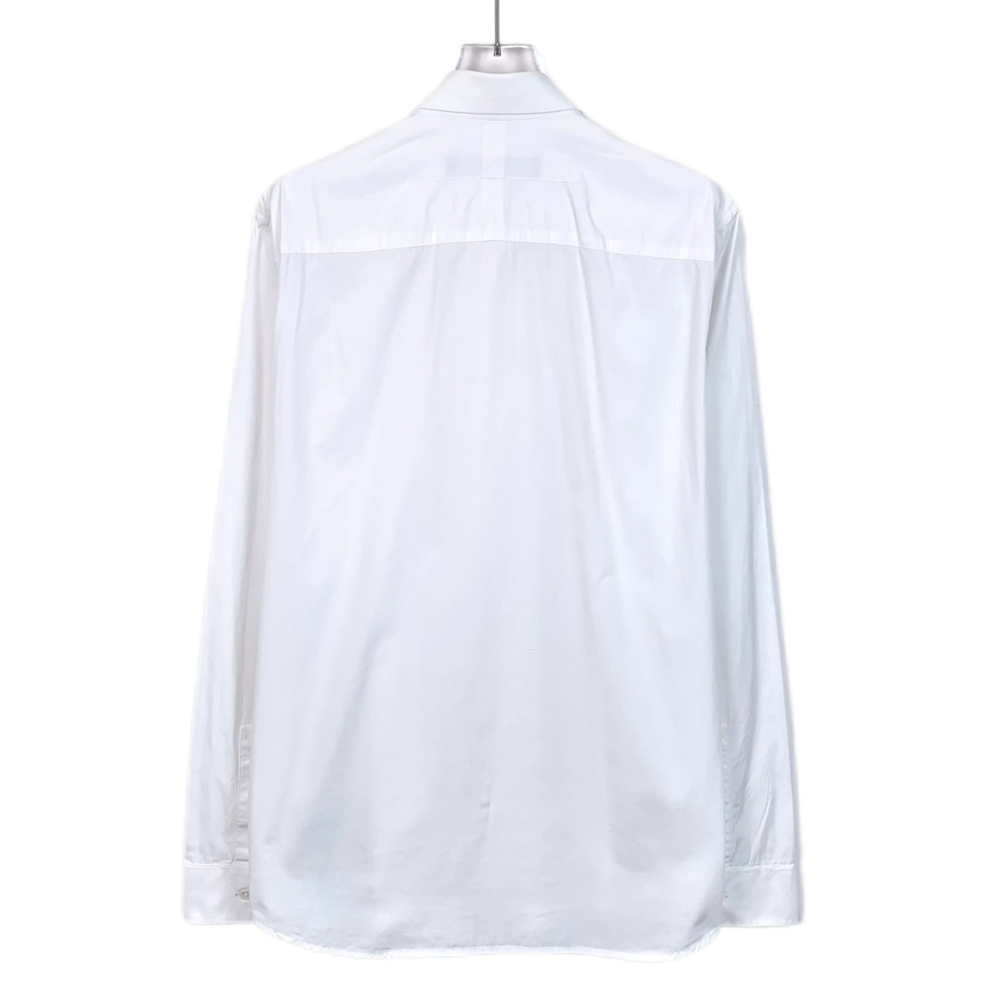 Givenchy Givenchy White Asymmetrical Zipper Cotton Polo Shirt (Size 3 Size US XXS / EU 40 - 7 Thumbnail