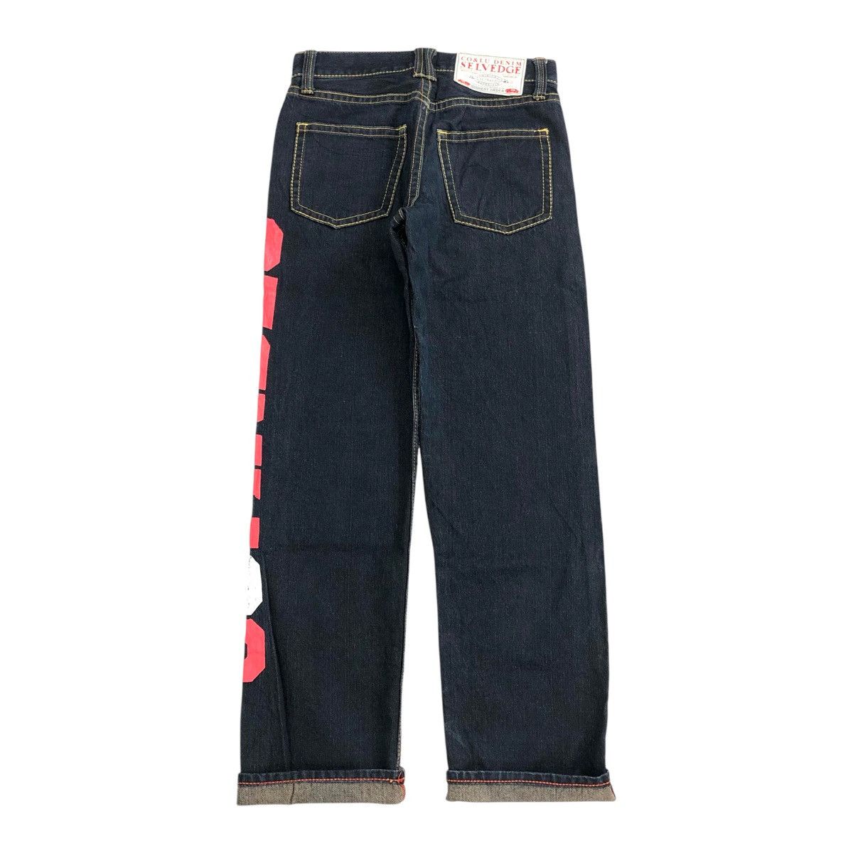 Hysteric Glamour Vintage CoandLu Japan Evisu Style Printed Selvedge Jeans Y2K Size US 27 - 15 Thumbnail
