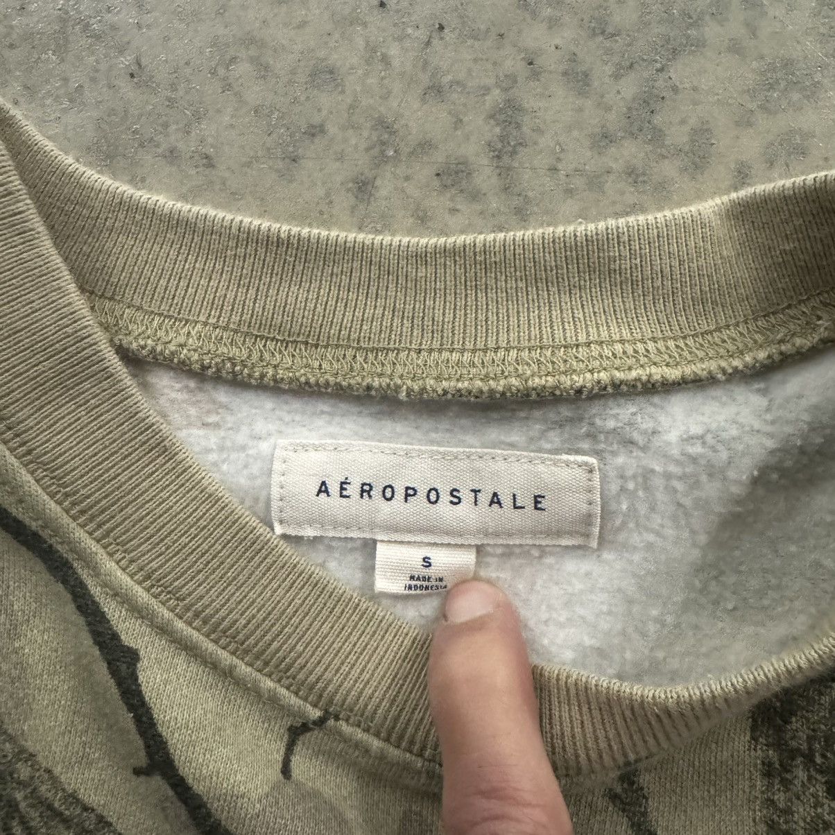 Aeropostale Aeropostale Tree Camo Crewneck Sweatshirt S Size US S / EU 44-46 / 1 - 3 Thumbnail