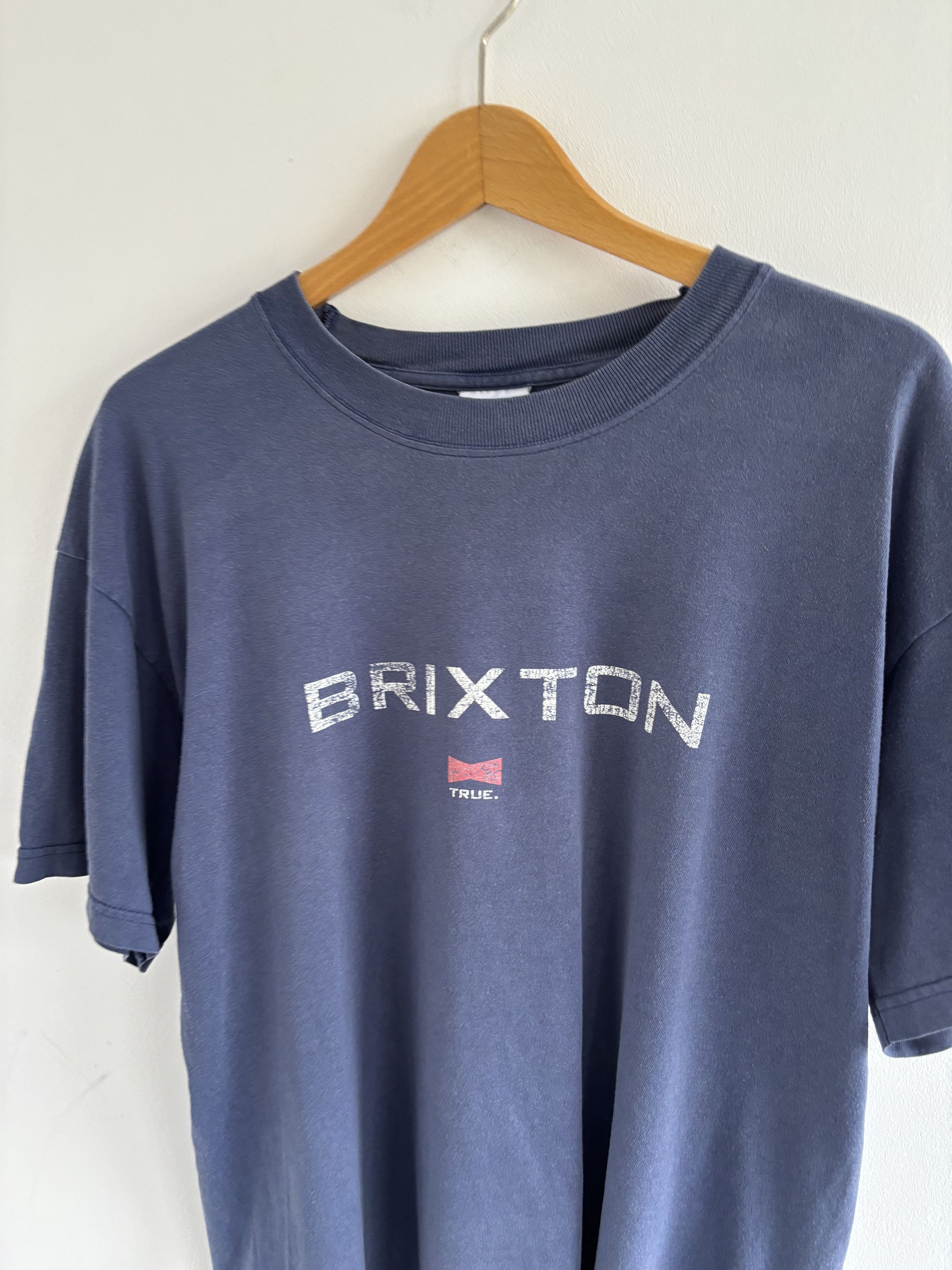 Brixton × Budweiser × Vintage Vintage Brixton Budweiser Distressed Faded Tee Size US L / EU 52-54 / 3 - 2 Thumbnail