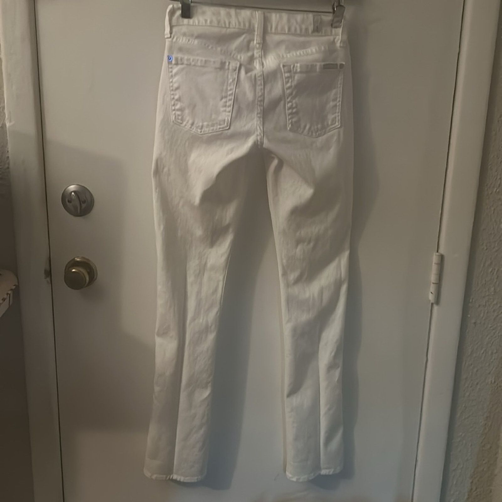 7 For All Mankind 7 For All Mankind 7FAM White Jeans 24 Boho Casual Size 24" / US 00 / IT 34 - 4 Thumbnail
