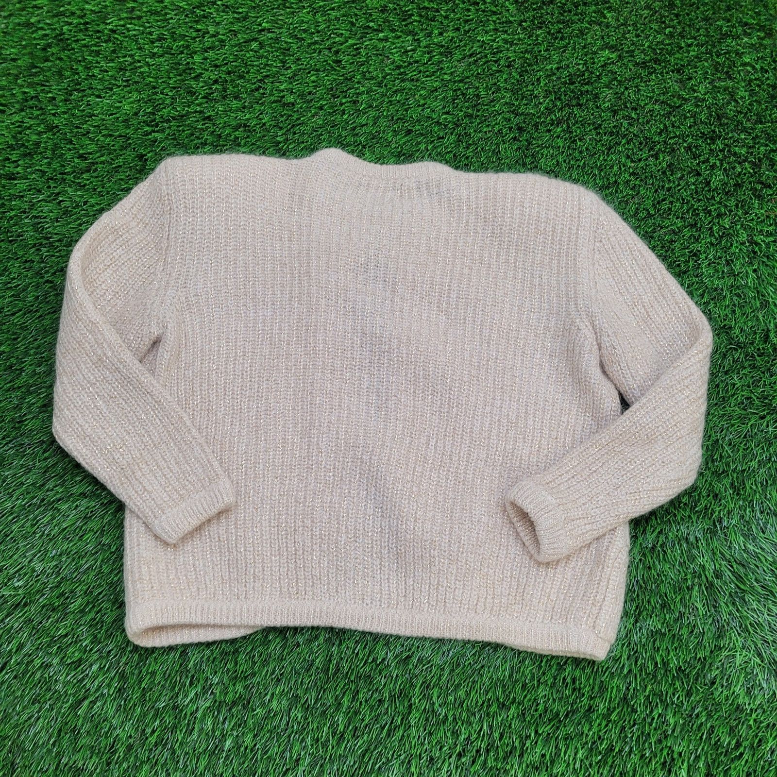 Vintage VTG 80s Cassandre Paris Cardigan Womens Large 22x21 Italy Size L / US 10 / IT 46 - 2 Thumbnail