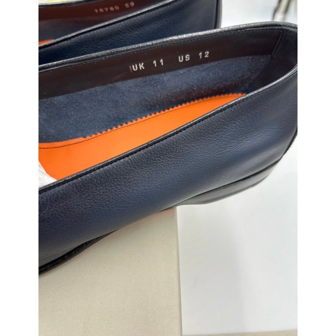 Santoni Men's Santoni, Andrea, tassel leather loafers size 12 US Size US 12 / EU 45 - 4 Thumbnail