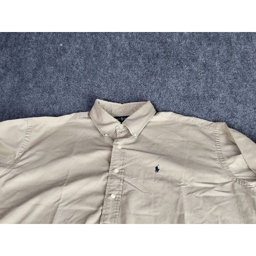 Polo Ralph Lauren Ralph Lauren Blake Button Up Shirt Men Sz XL Khaki Collared Size US XL / EU 56 / 4 - 2 Thumbnail