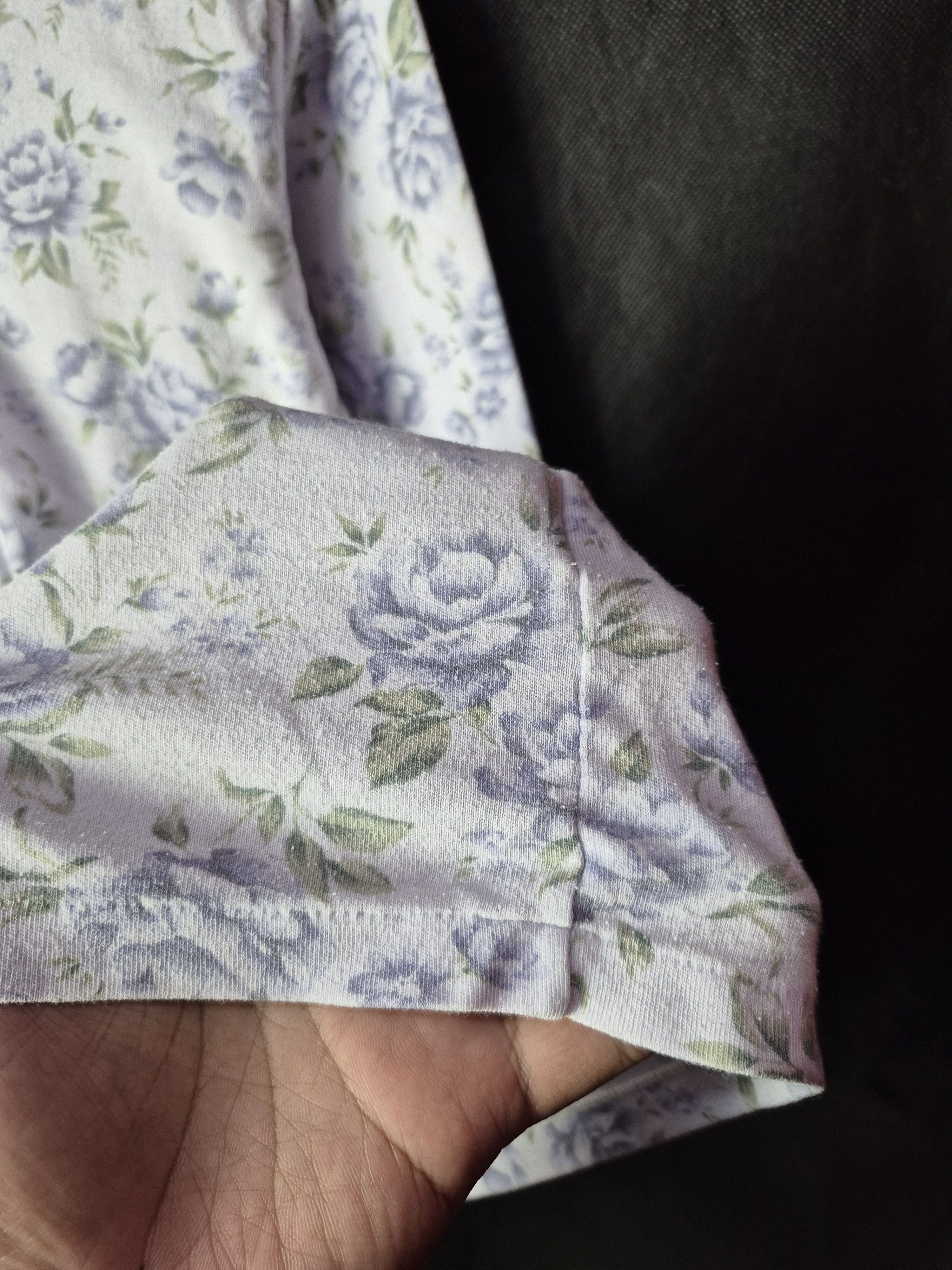 Vintage 🔥 Vintage 90s Floral Polo Longsleeves Tee Size US M / EU 48-50 / 2 - 5 Thumbnail
