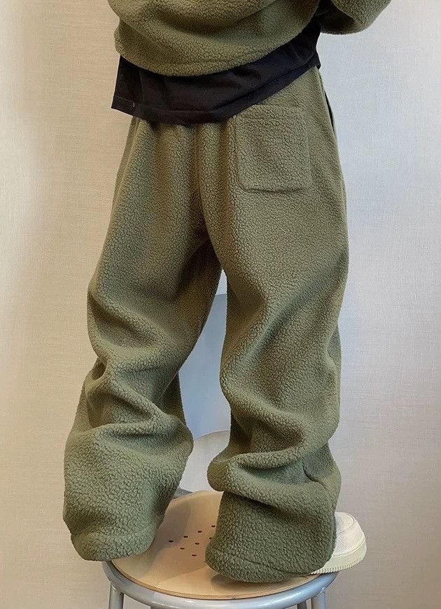 Japanese Brand × Vintage Outdoor retro cleanfit fuzzy fleece baggy pants Size US 30 / EU 46 - 4 Thumbnail
