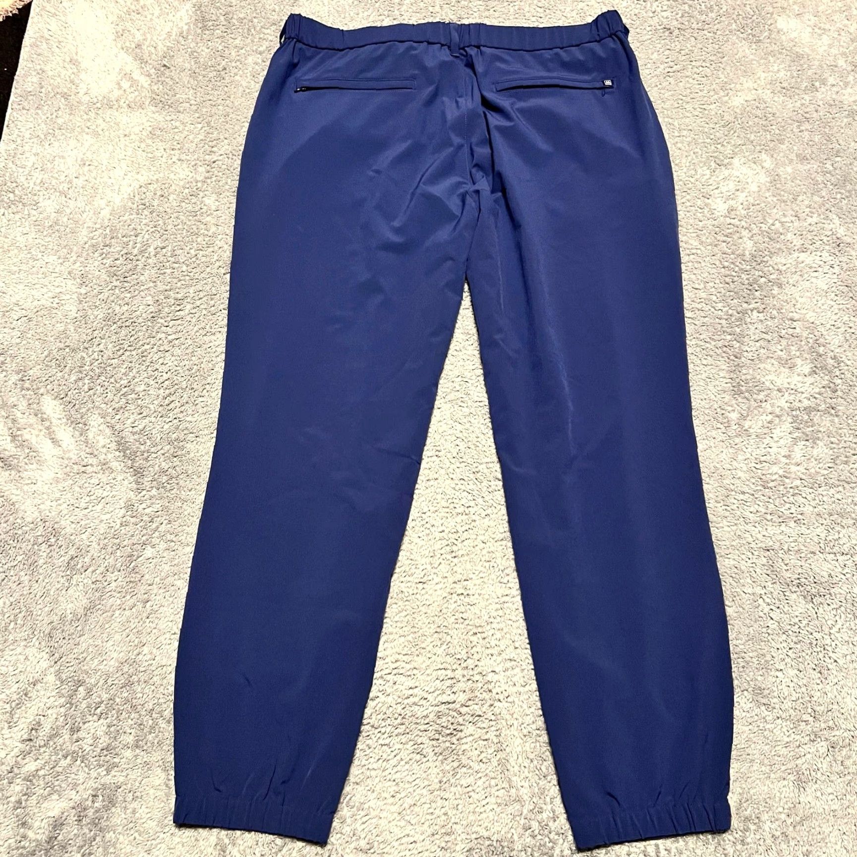 Mizzen+Main Mizzen + Main Helmsman Pants Mens 40 Slim Blue Golf Performance 38x29 Chino Men Regular Inseam 29 Size US 40 / EU 56 - 3 Thumbnail