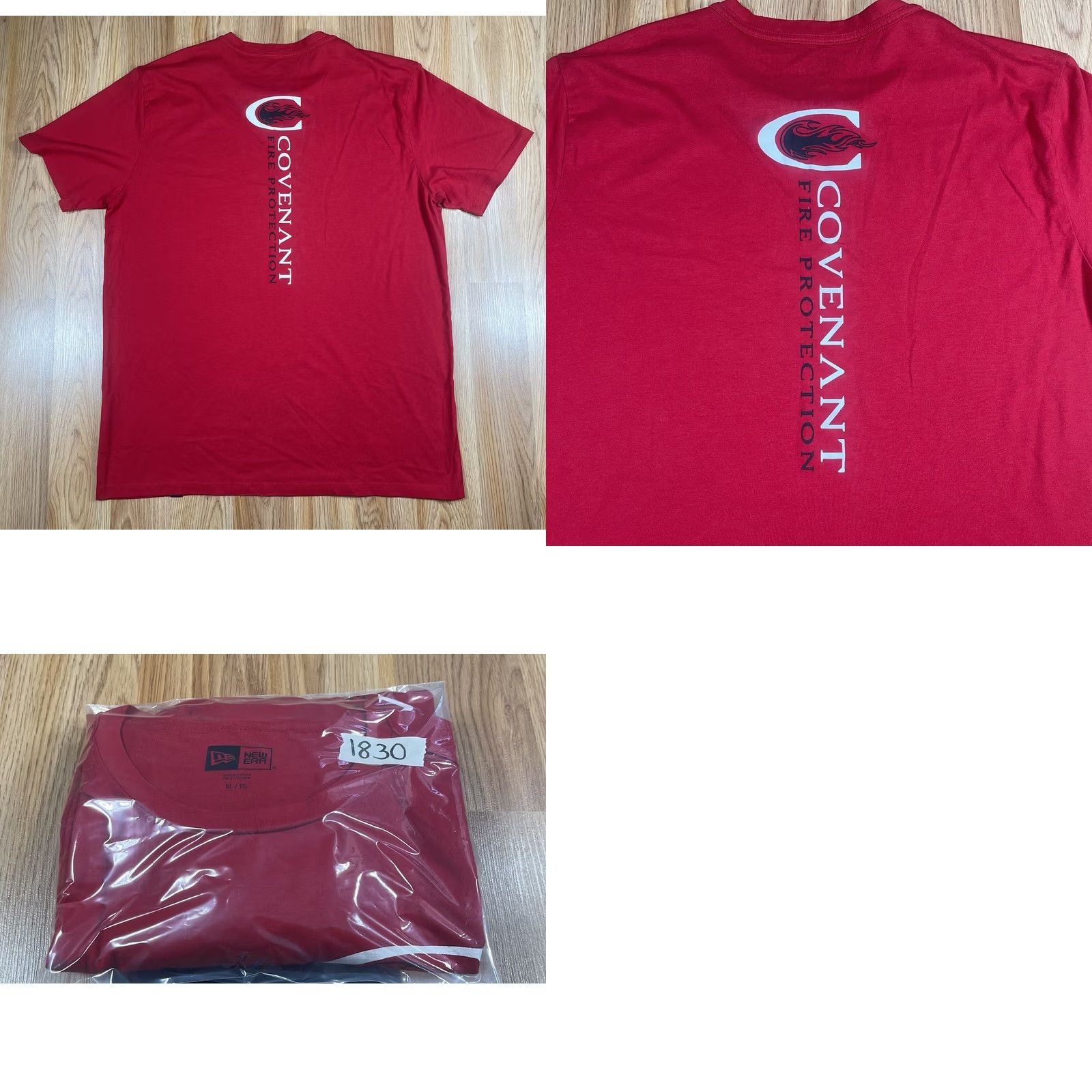 New Era New Era CrewNeck T-Shirt Mens XL Red Covenant Fire Protection Print Shirt XL Mens Red Covenant Fire Protection Print Size US XL / EU 56 / 4 - 9 Thumbnail