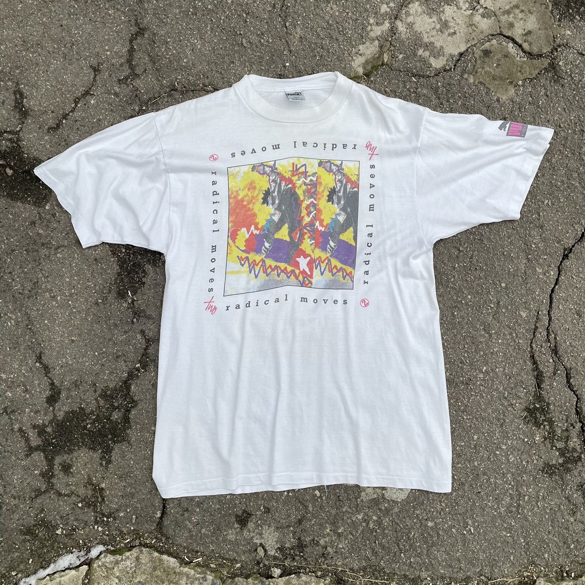 Puma × Vintage Vintage T-shirts Puma Performance Radical Moves Rare 90s Y2K Size US M / EU 48-50 / 2 - 2 Thumbnail