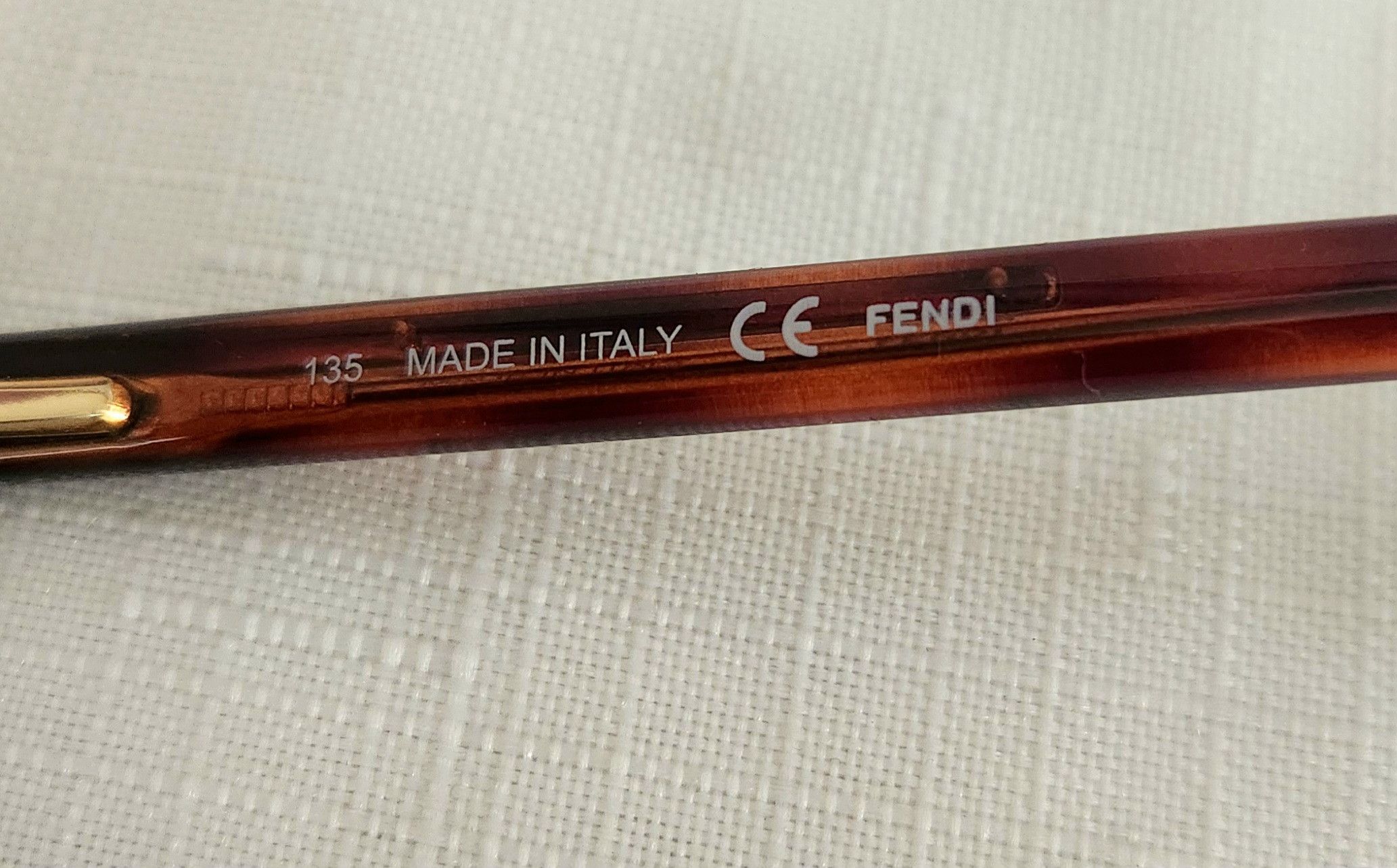 Designer × Fendi Fendi Eyeglasses Frame Model F977 Tortoise 54-14-135 Size ONE SIZE - 10 Thumbnail