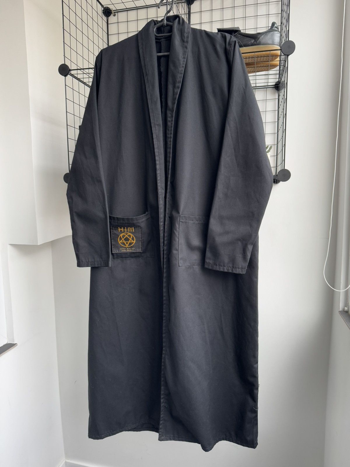 Band Tees × Vintage Him Love Metal 2004 Japan Style Oversize Mantle Jacket Coat Size US L / EU 52-54 / 3 - 1 Thumbnail