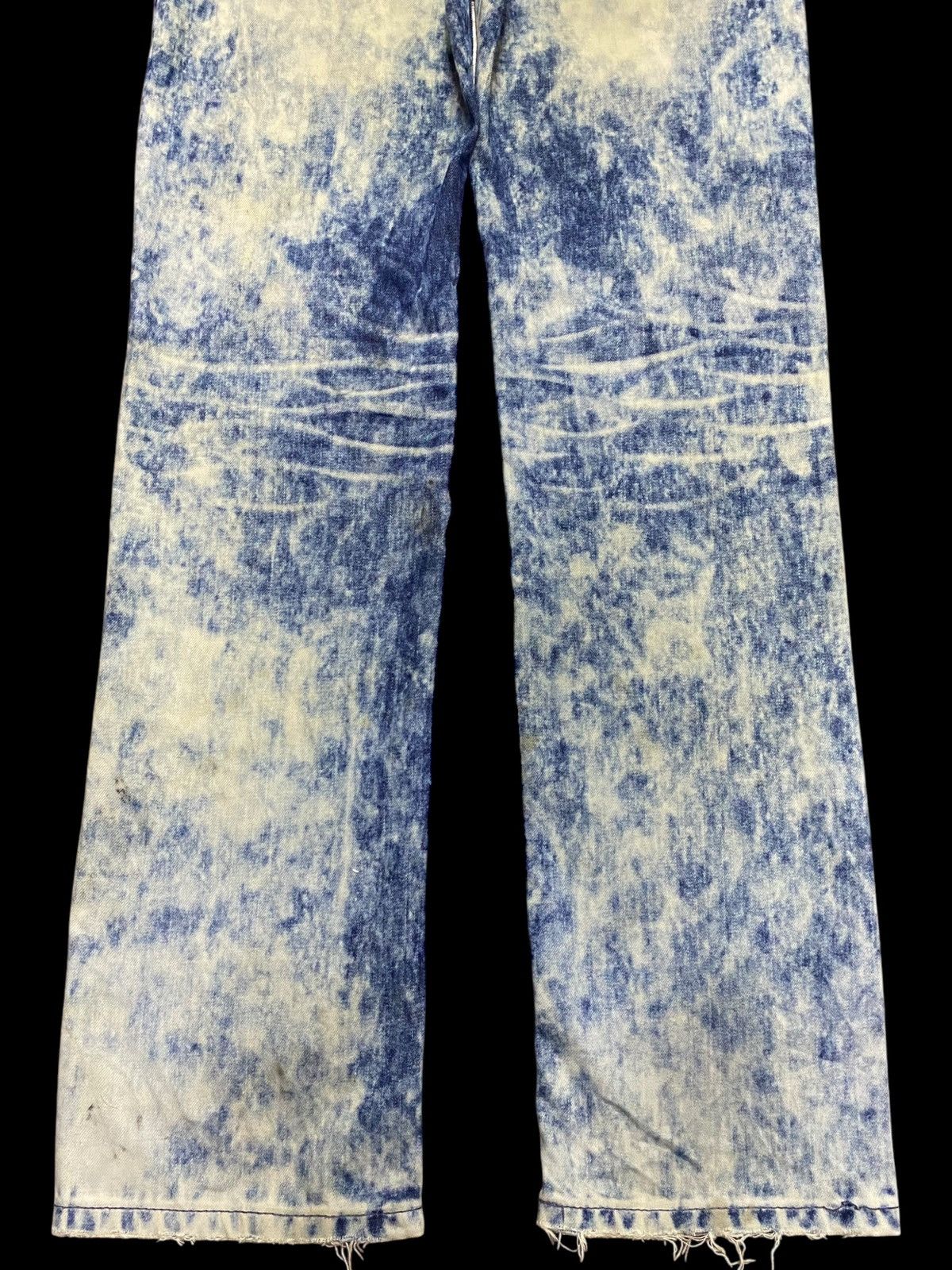 Other Vintage Japanese Brand Acid Wash Embroidered Distressed Jean Size US 33 - 6 Thumbnail