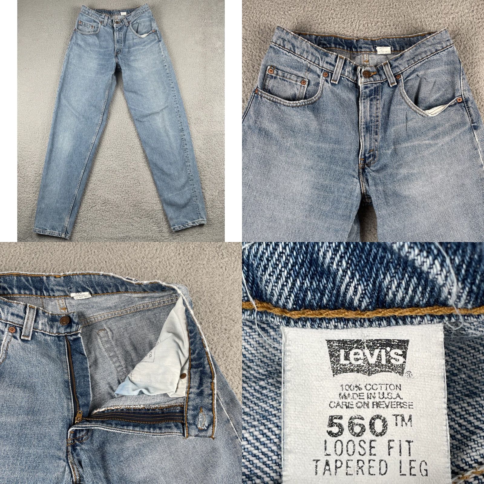 Levi's VINTAGE Levi’s 560 Jeans Shirt? Size US 29 - 9 Thumbnail