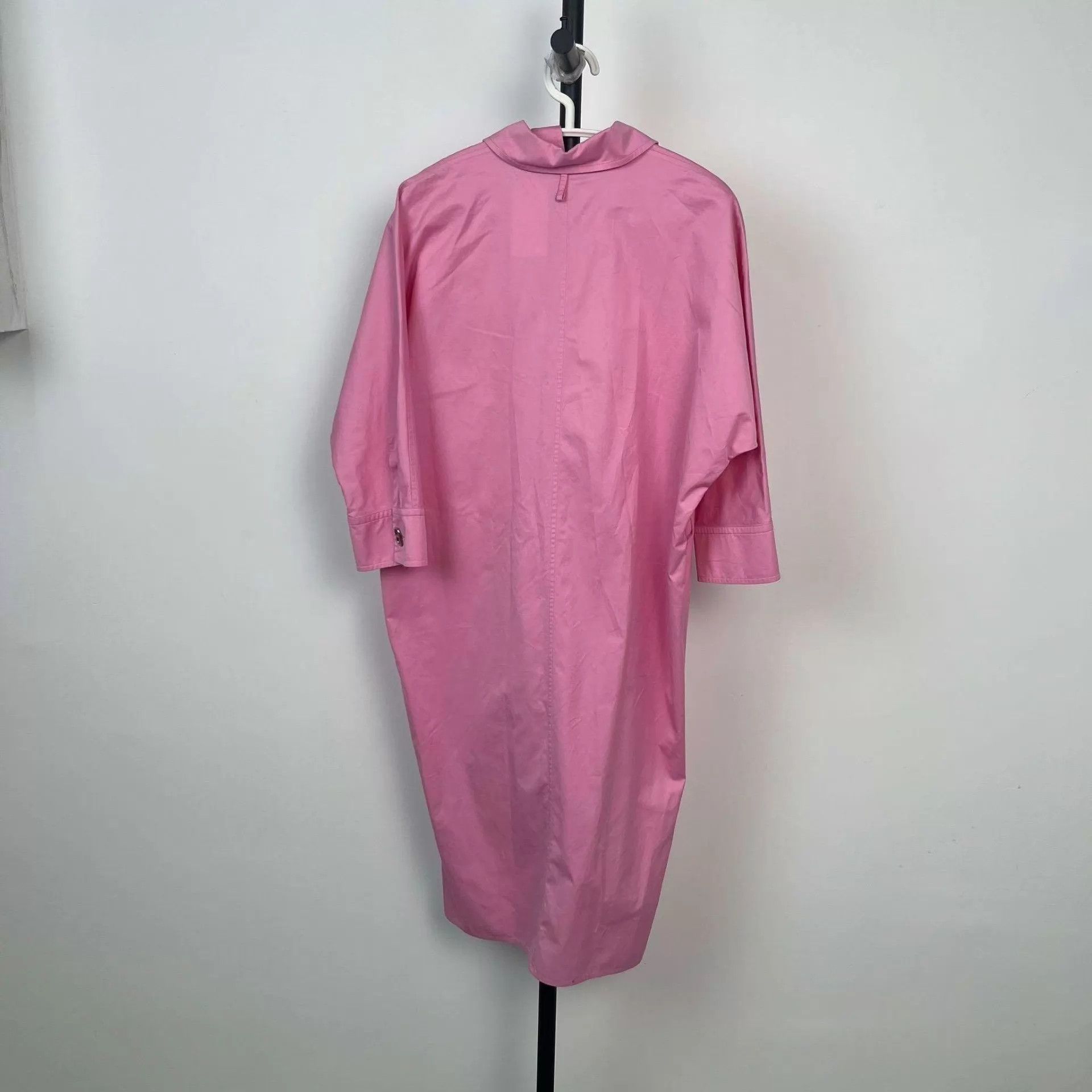 Hermes Hermès Cotton Pig Nose Clasp Pink Dress 36 Size XS / US 0-2 / IT 36-38 - 2 Thumbnail